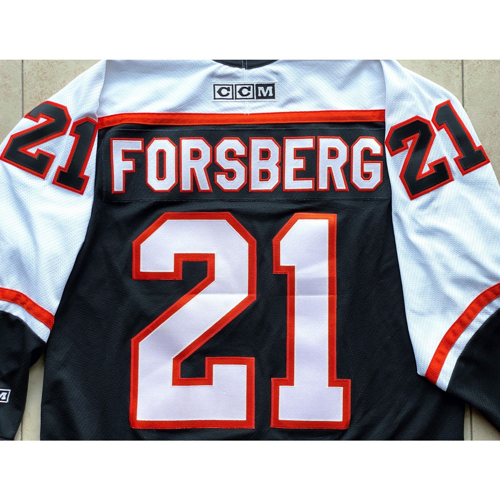 Ccm × NHL FORSBERG Philadelphia Flyers 2000s CCM jersey L hockey vtg Size US L / EU 52-54 / 3 - 3 Thumbnail