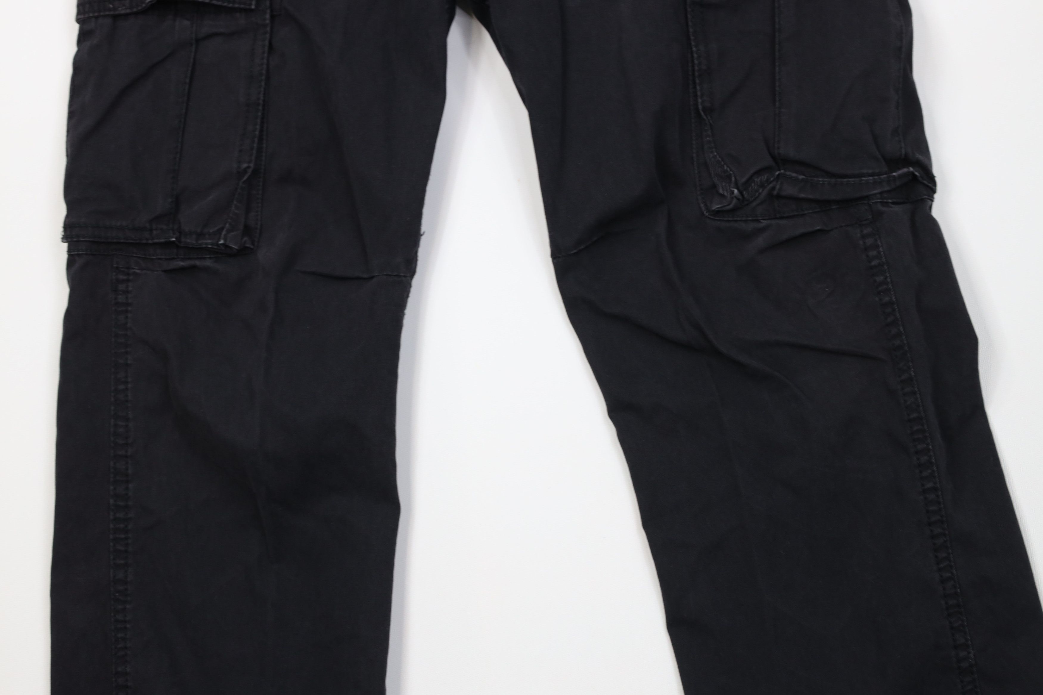 Levi's Vintage Y2K Levis Loose Wide Leg Cargo Pants Gray Cotton Size US 34 / EU 50 - 3 Thumbnail