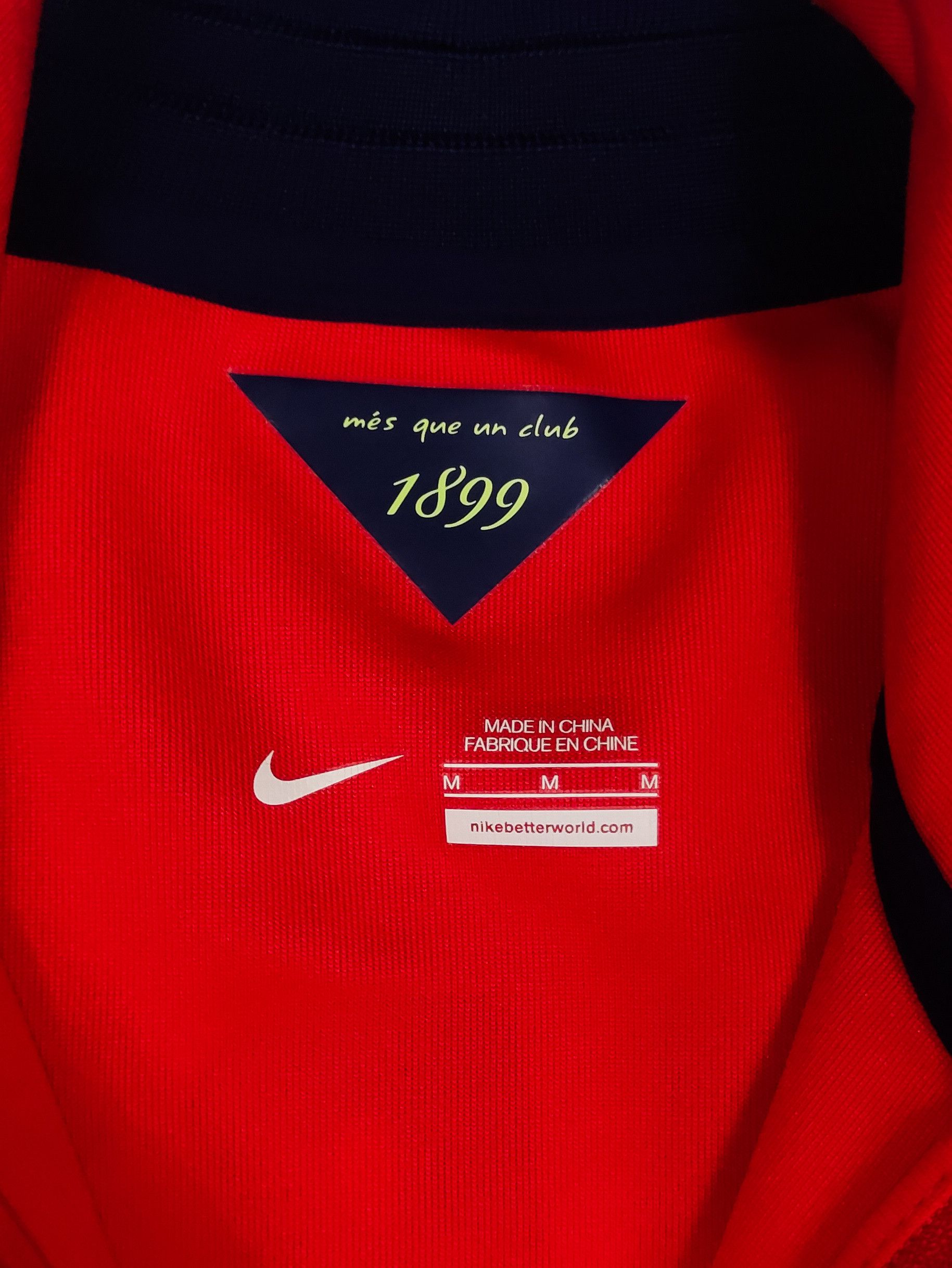 Nike FC Barcelona 2013 2014 Nike Track Jacket Tracking Tracksuit Size US M / EU 48-50 / 2 - 3 Thumbnail