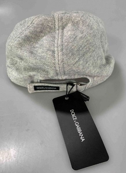 Dolce & Gabbana Dolce & Gabbana 🇮🇹 Grey Knit ITALIA Unisex Ball Cap NEW Size ONE SIZE - 4 Thumbnail