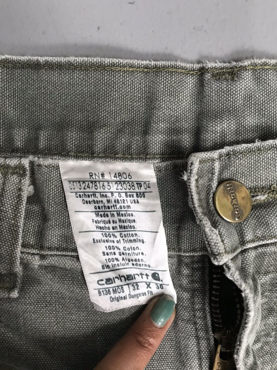 Carhartt × Vintage Vintage Carhartt B136 MOS double knee carpenter denim Size US 32 / EU 48 - 6 Thumbnail