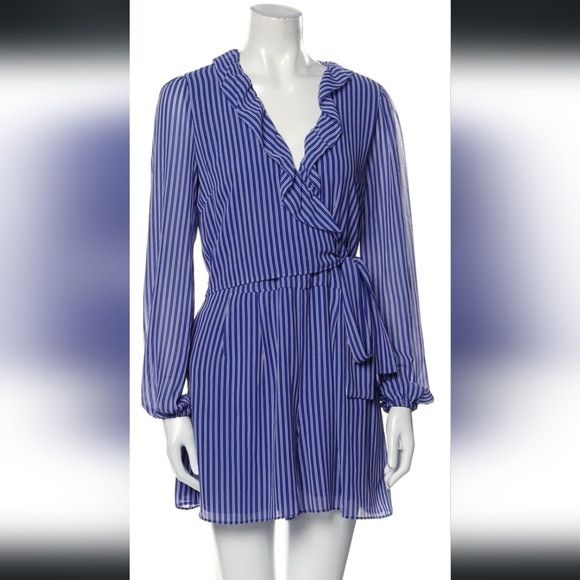 Michael Kors Michael Kors Women's Striped Ruffled Romper Size XS / US 0-2 / IT 36-38 - 1 Thumbnail