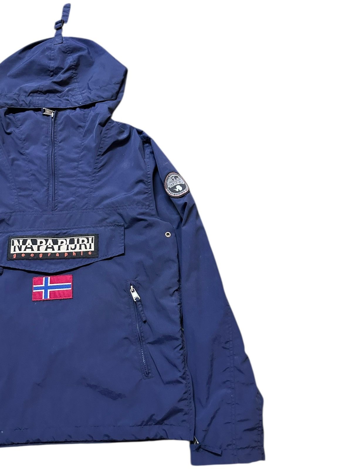 Napapijri Vintage Napapijri Pullover Anorak Half Zipper Windbreaker Size US S / EU 44-46 / 1 - 3 Thumbnail