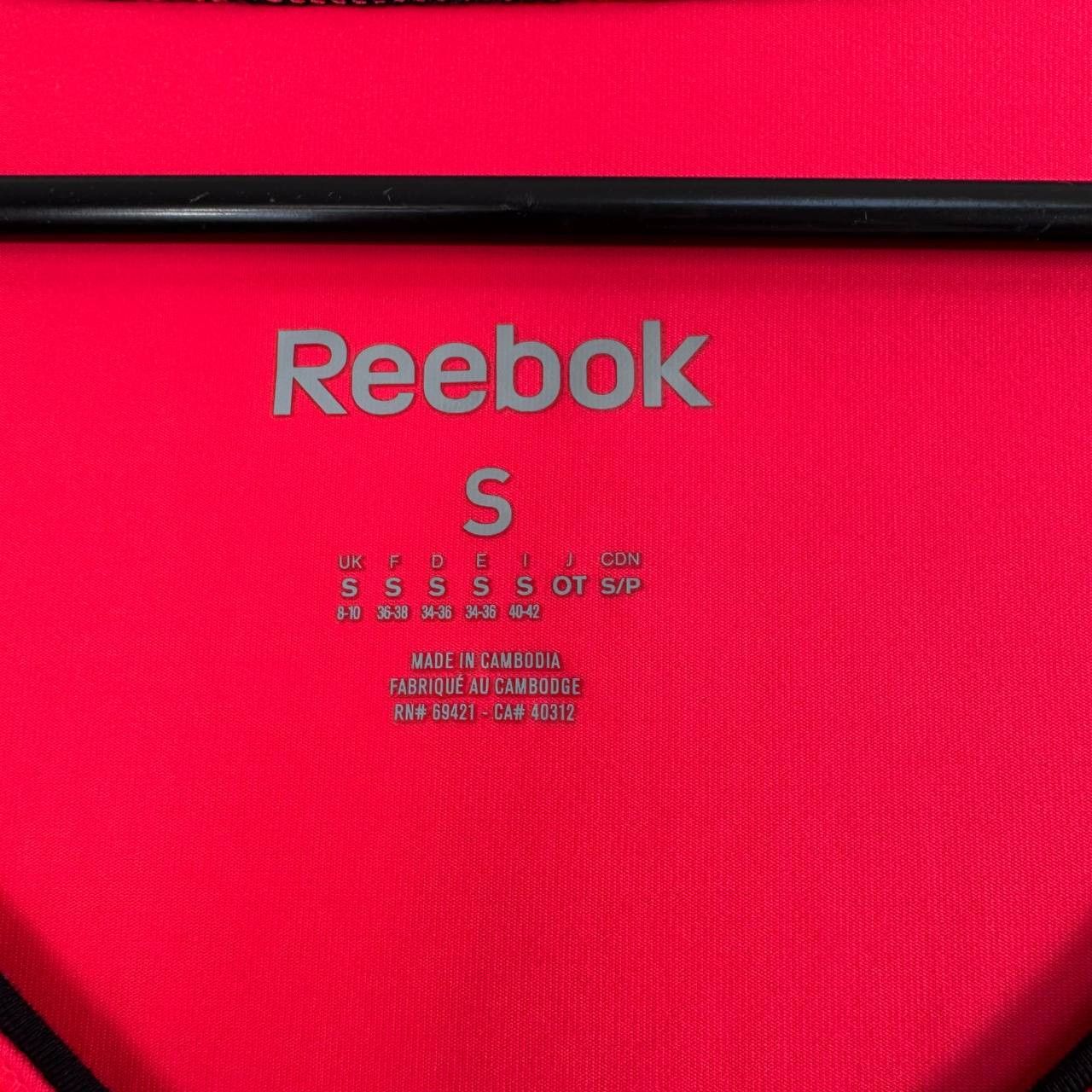 Reebok Reebok Womens Running Training T-Shirt Red Size S Size US S / EU 44-46 / 1 - 3 Thumbnail