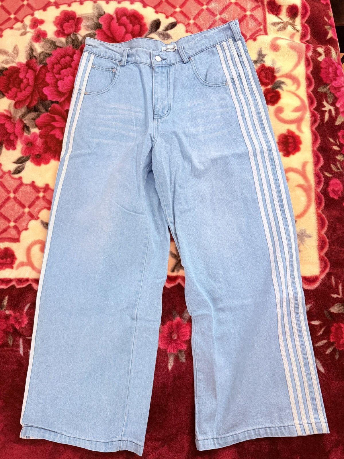 Other Heaven Can Wait Track Jeans “Blue” Size Large 🔥 Size US 34 / EU 50 - 1 Thumbnail