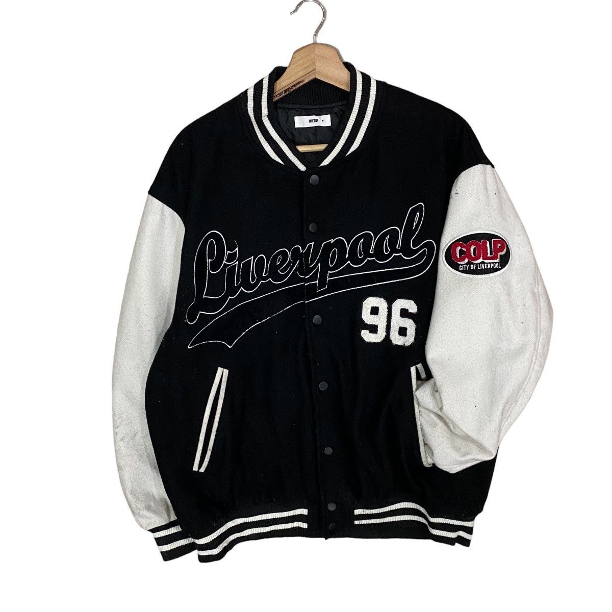 Other 🔥VINTAGES LIVERPOOL SPELL OUT WOOL VARSITY JACKET Size US M / EU 48-50 / 2 - 1 Thumbnail