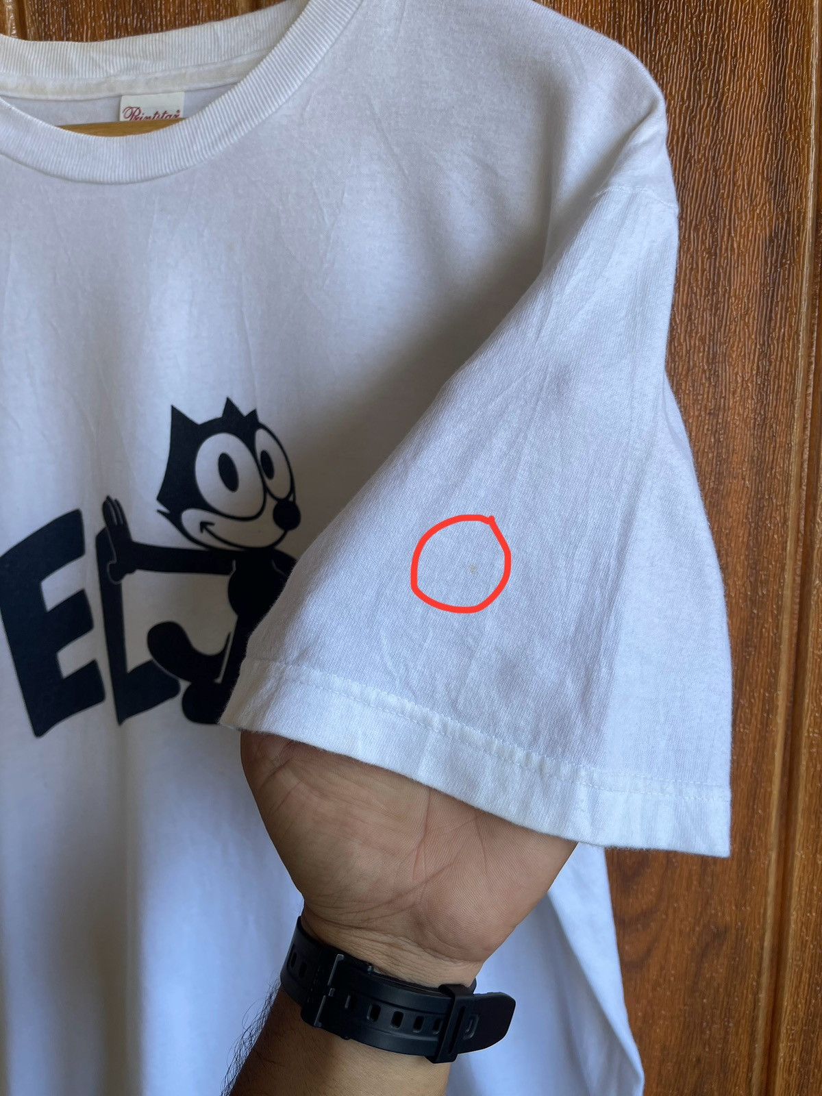Beauty Beast Vintage’y2k🔥FELIX THE CAT🔥Big Logo White Tshirt Size US L / EU 52-54 / 3 - 3 Thumbnail