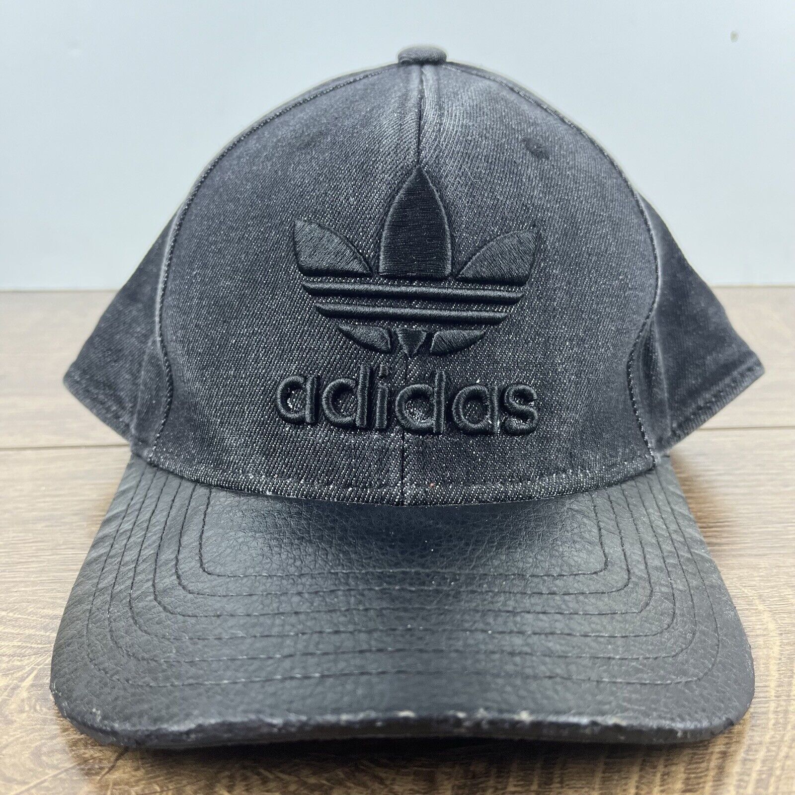 Adidas Adidas Snapback Hat Black Adidas Casual Hat Adjustable Black Size ONE SIZE - 3 Thumbnail