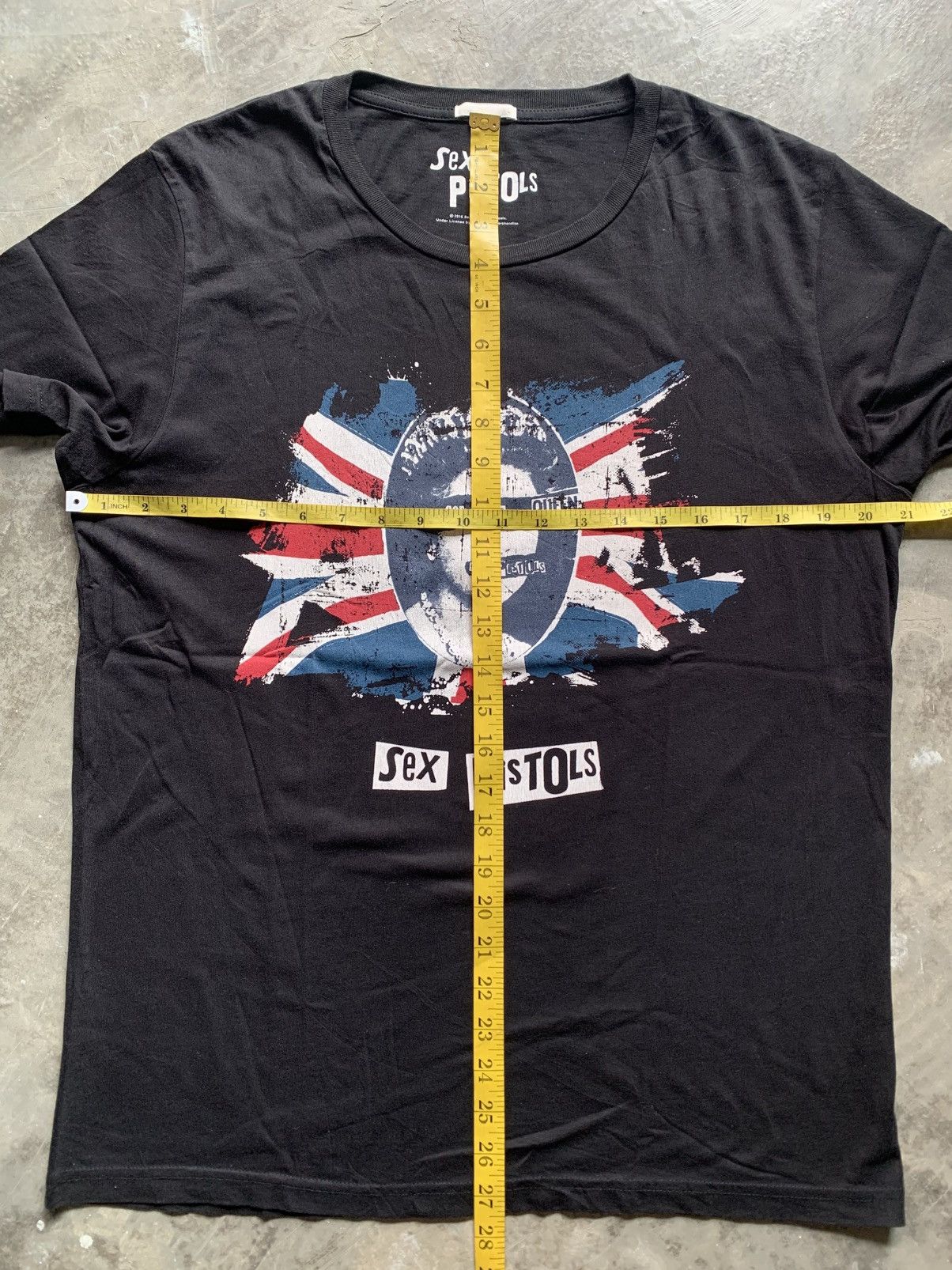 Band Tees × Vintage SEX PISTOLS UK FLAG TSHIRT Size US L / EU 52-54 / 3 - 8 Thumbnail