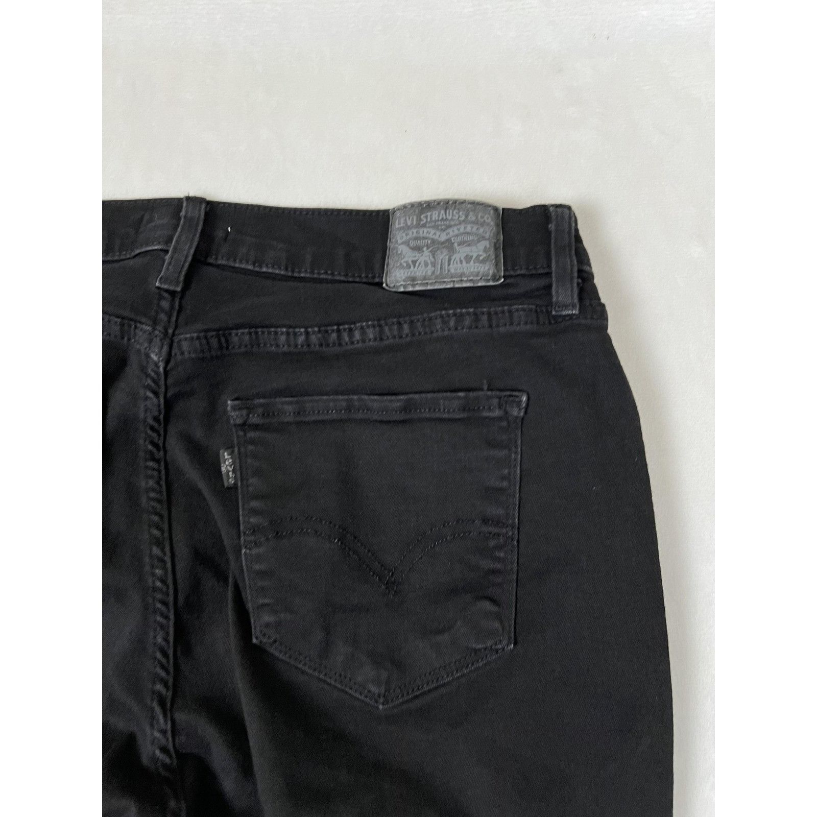 Levi's Levis 517 Jeans Women's 14 Black Classic Bootcut Stretch Den Size 32" / US 10 / IT 46 - 7 Thumbnail