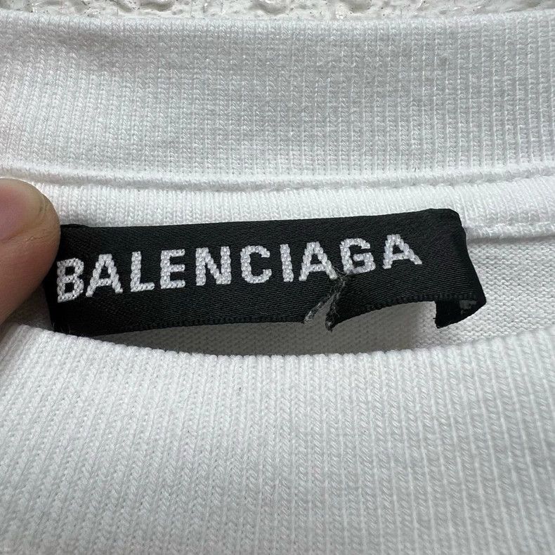 Balenciaga Balenciaga Wave cola printed Logo short sleeve T-shirt Size US L / EU 52-54 / 3 - 3 Thumbnail