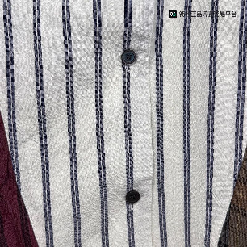 Loewe LOEWE Irregular Hem Spliced Unisex Shirt Size US S / EU 44-46 / 1 - 1 Thumbnail