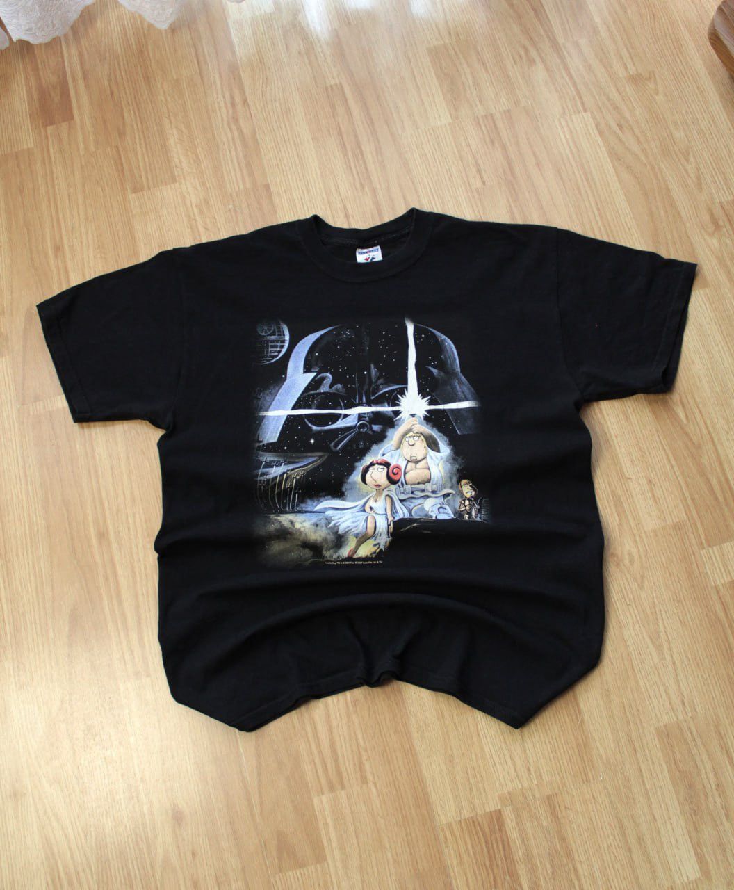 Vintage 🔥 Vintage 2000s Family Guy Star Wars T Shirt Lucasfilm Fox Size US L / EU 52-54 / 3 - 1 Thumbnail