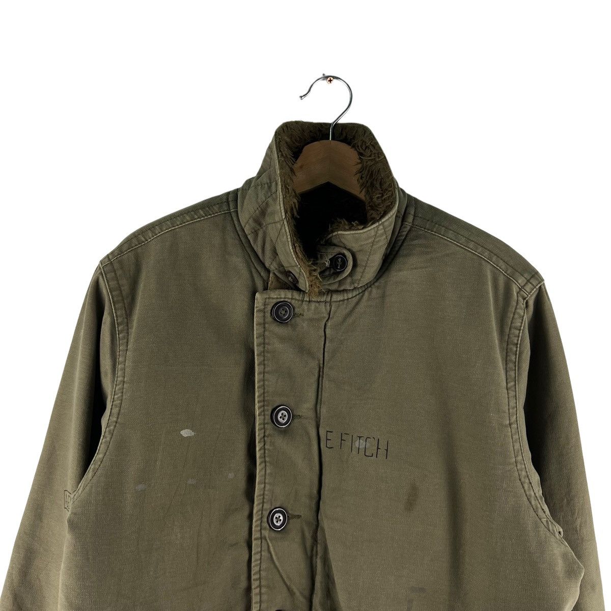 Japanese Brand 🔥Deck Jacket USN Design Style Mink Fur Lining Size US S / EU 44-46 / 1 - 3 Thumbnail