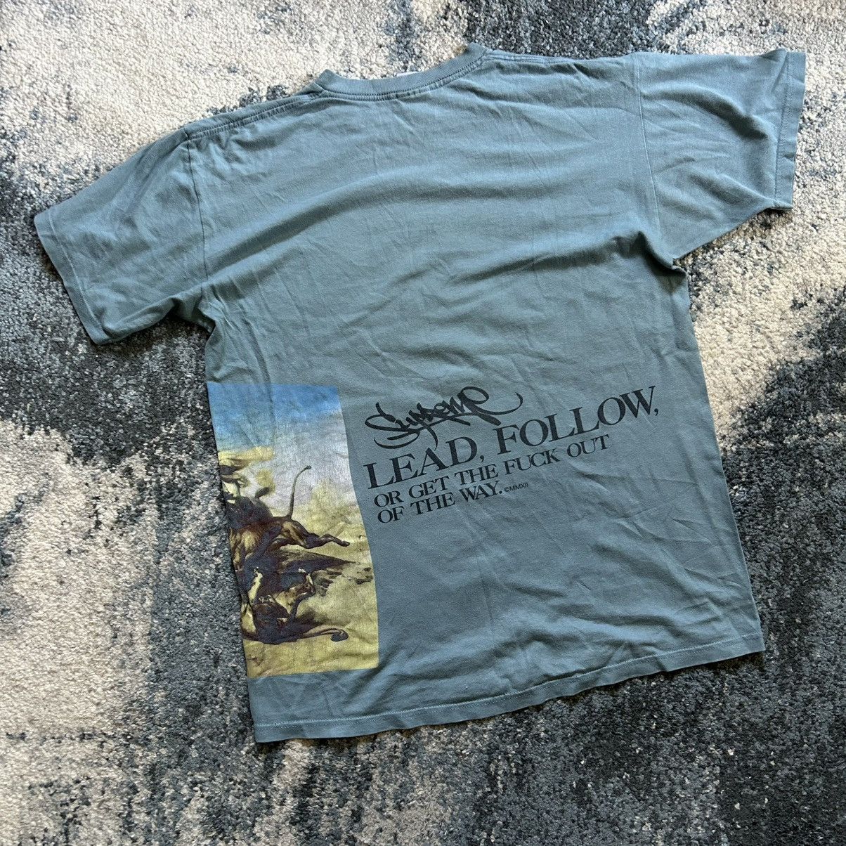 2012 LEAD FOLLOW OR GET THE FUCK OUT OF THE WAY TEE SLATE