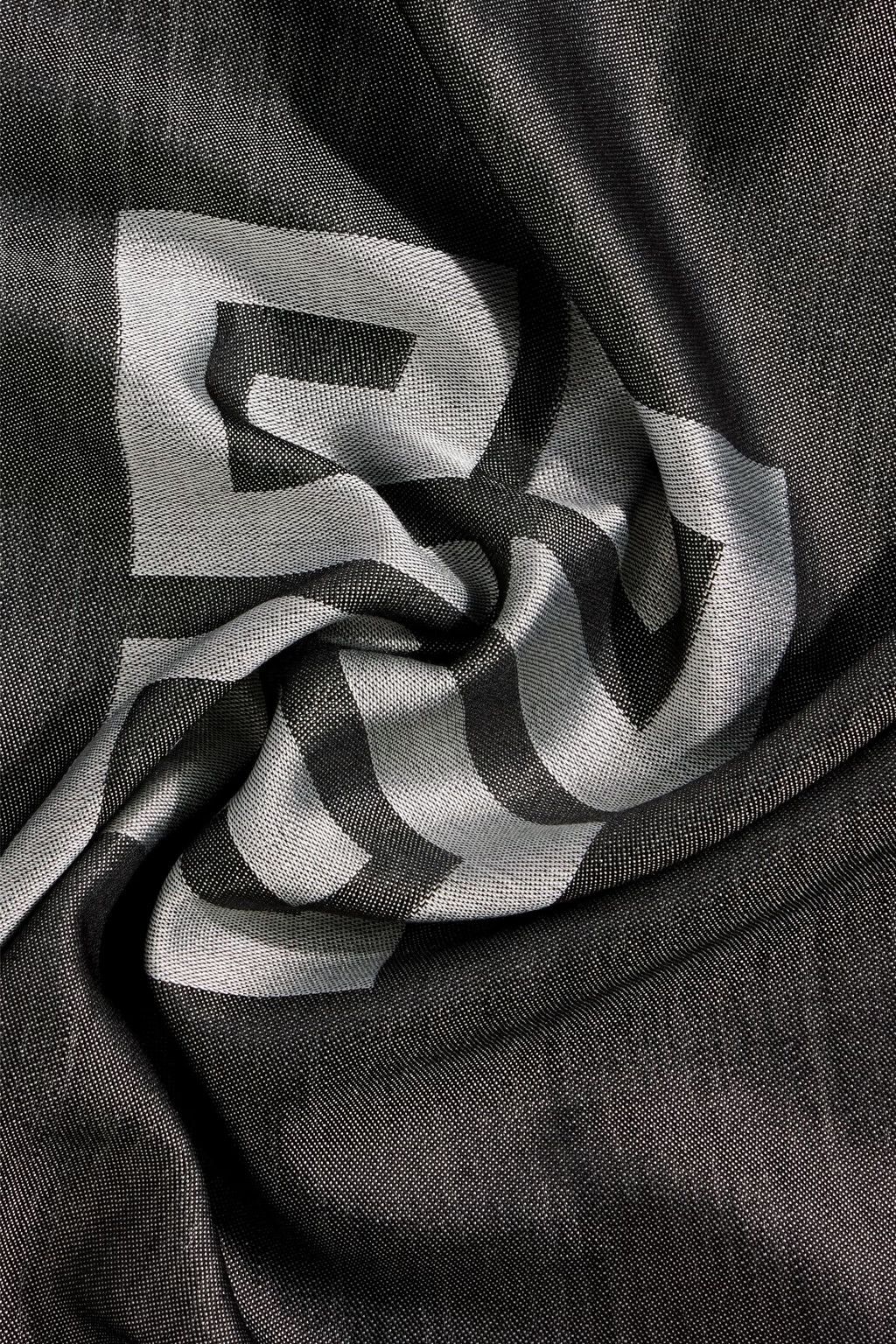 Gucci o1y0925 Size : OS / Logo Scarf in Gray/White Size ONE SIZE - 3 Thumbnail