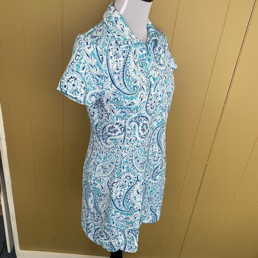 Other Sigrid Olsen women S golf & tennis paisley print dress w/sca Size S / US 4 / IT 40 - 5 Thumbnail