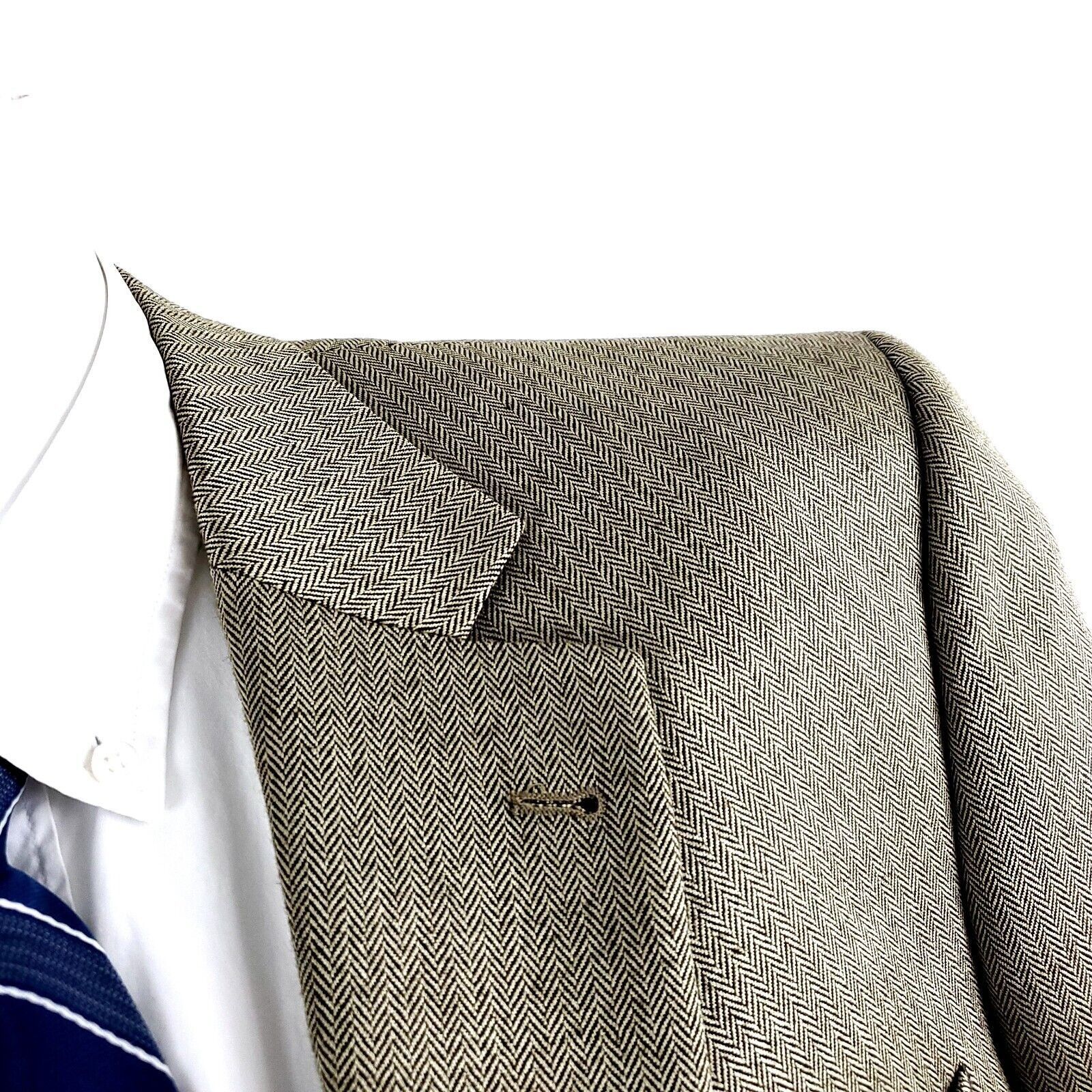 Jos. A. Bank Jos A Bank Signature Camel Hair Silk 2 Button Sport Coat 44L Size 44L - 2 Thumbnail
