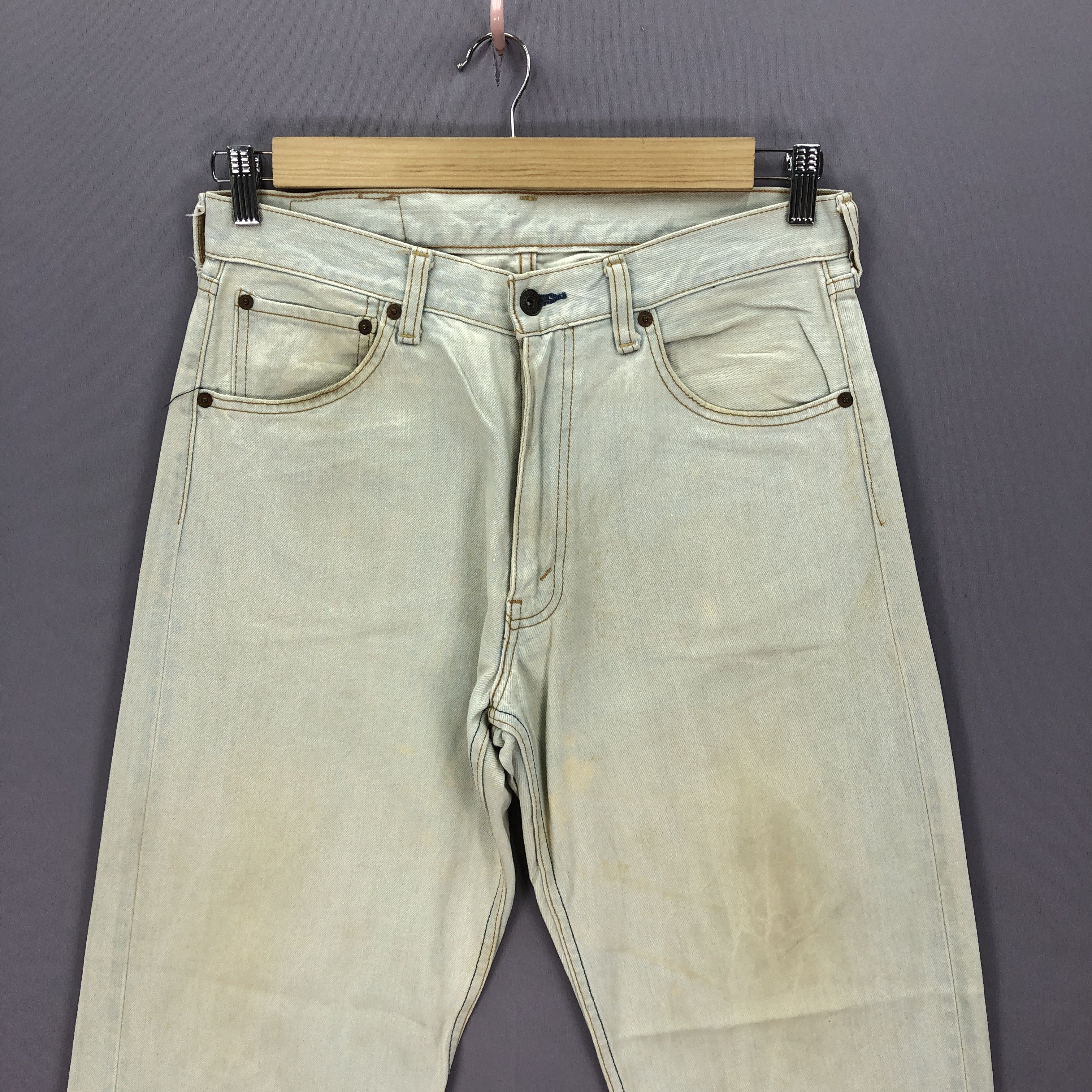 Levi's Vintage Levis 503 Sun Faded Jeans Levi's Light Wash Denim Size US 30 / EU 46 - 3 Thumbnail