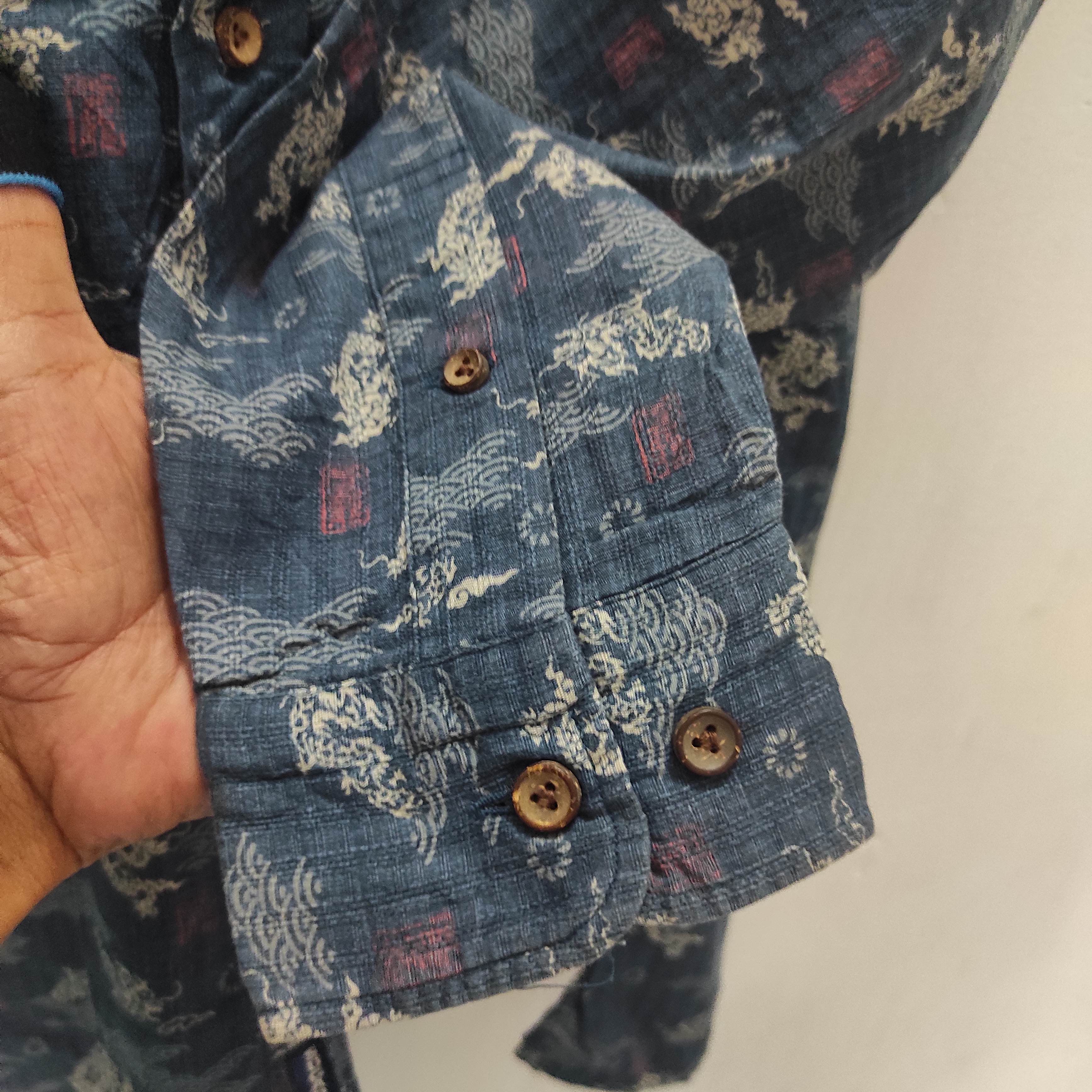 Sugar Cane Vintage Sugar Cane Full Print Dragon Shirt Size US M / EU 48-50 / 2 - 10 Thumbnail