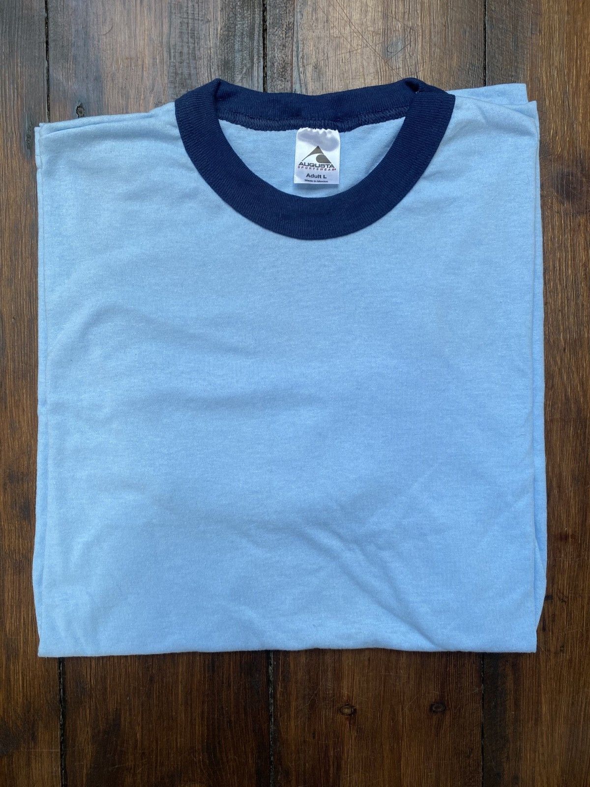 Augusta Sportswear LOT 7 50/50 Jersey Knit Ringer T-Shirts #710 Size US M / EU 48-50 / 2 - 7 Thumbnail