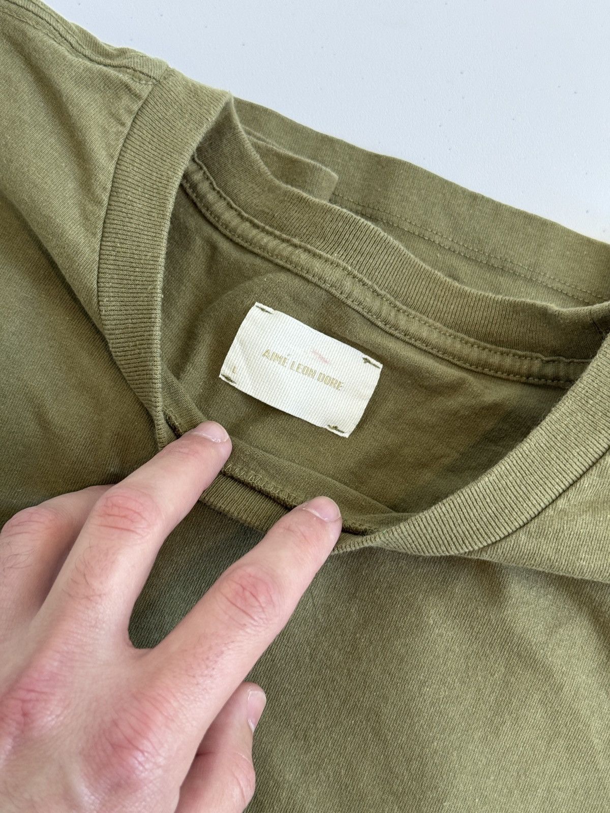 Aime Leon Dore Aime Leon Dore ALD Mens Casino LS Tee Green Size L Large Size US L / EU 52-54 / 3 - 4 Thumbnail