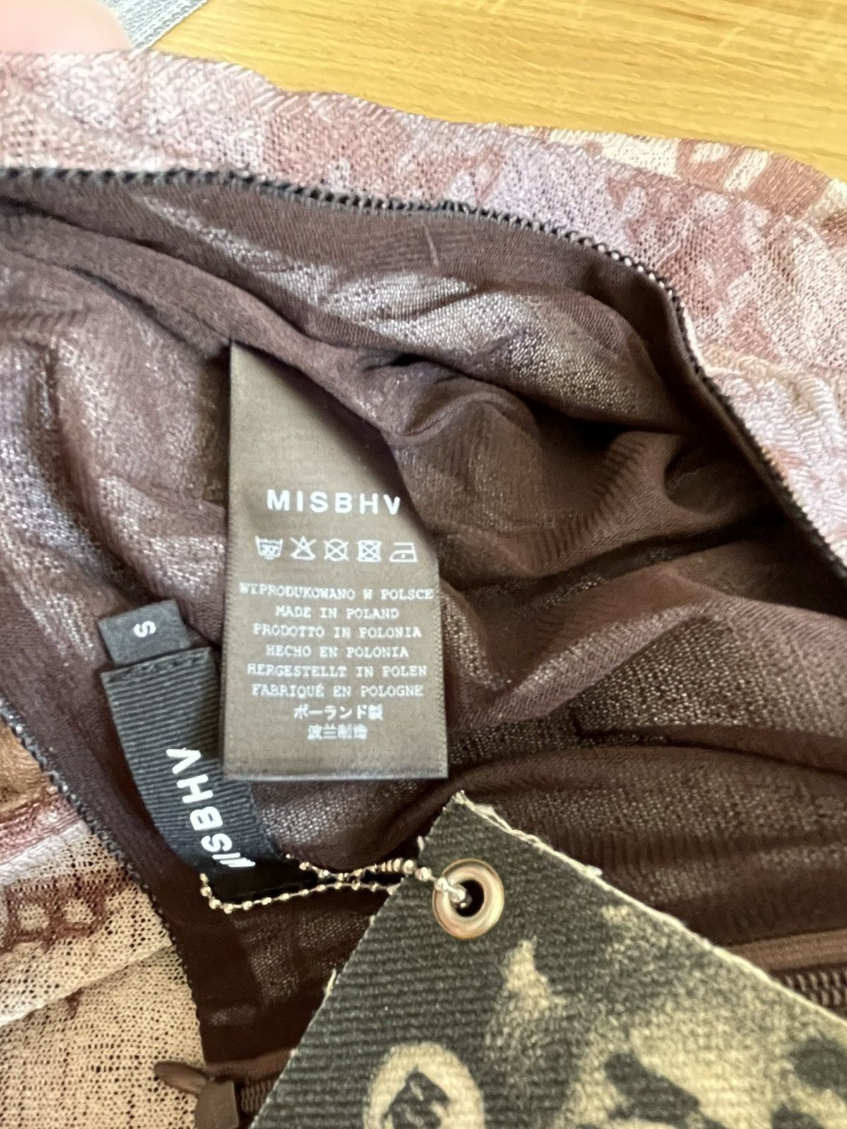 Misbhv MISBHV Mini Skirt Size 27" / US 4 / IT 40 - 4 Thumbnail