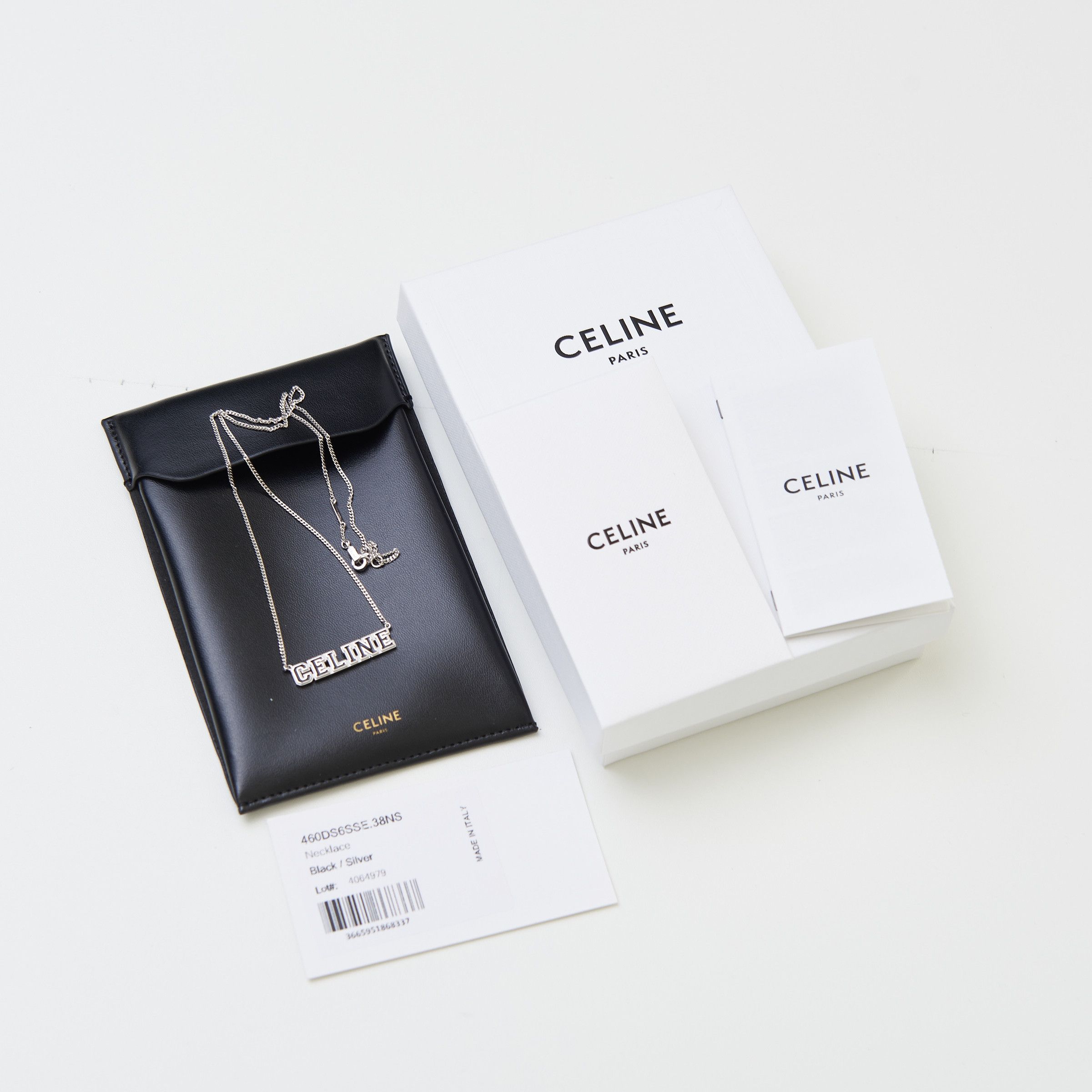 Celine Université Necklace In Sterling Silver With Rhodium Finish Size ONE SIZE - 5 Thumbnail