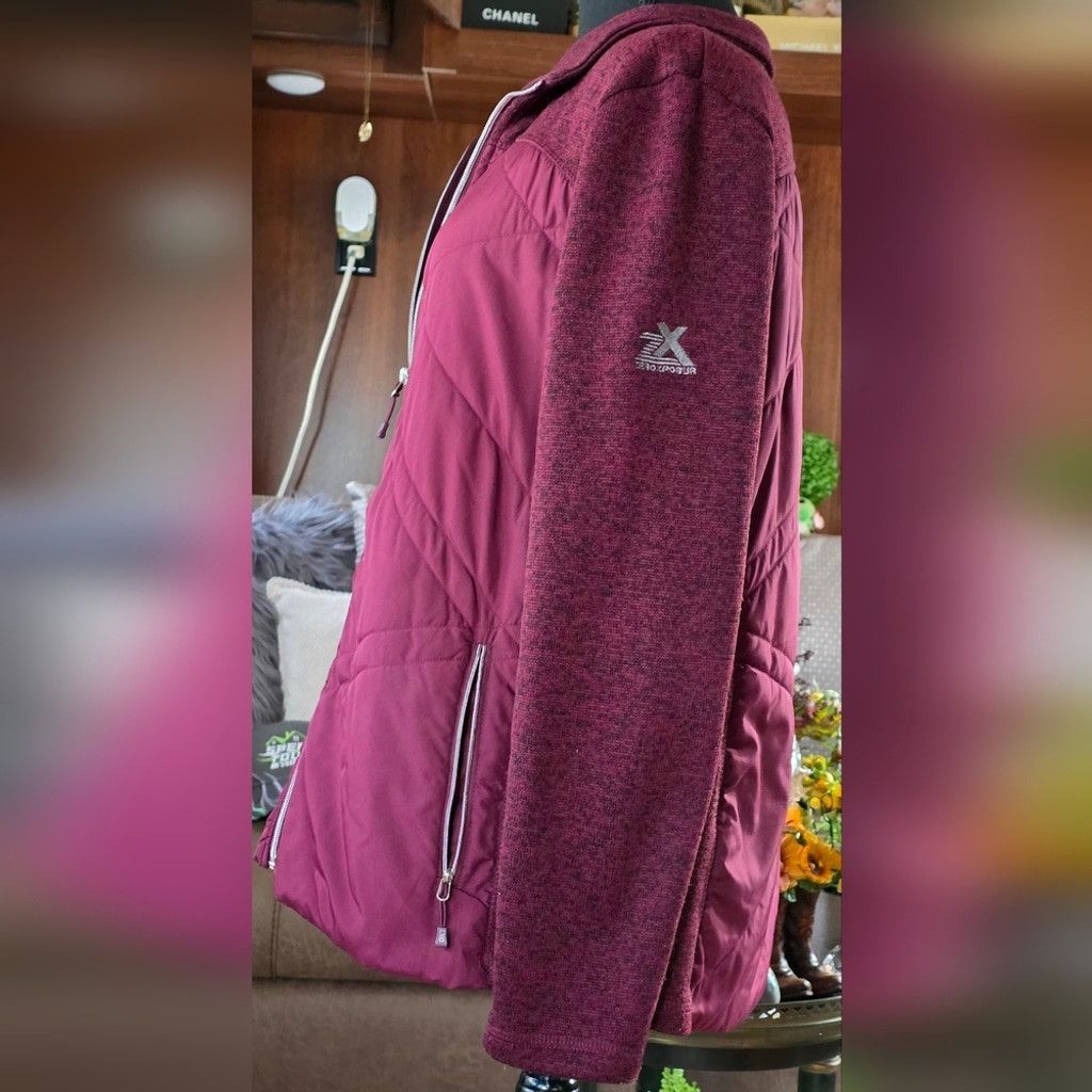 ZeroXposur Zeroxposure Women's Burgundy Jacket Size XL / US 12-14 / IT 48-50 - 2 Thumbnail
