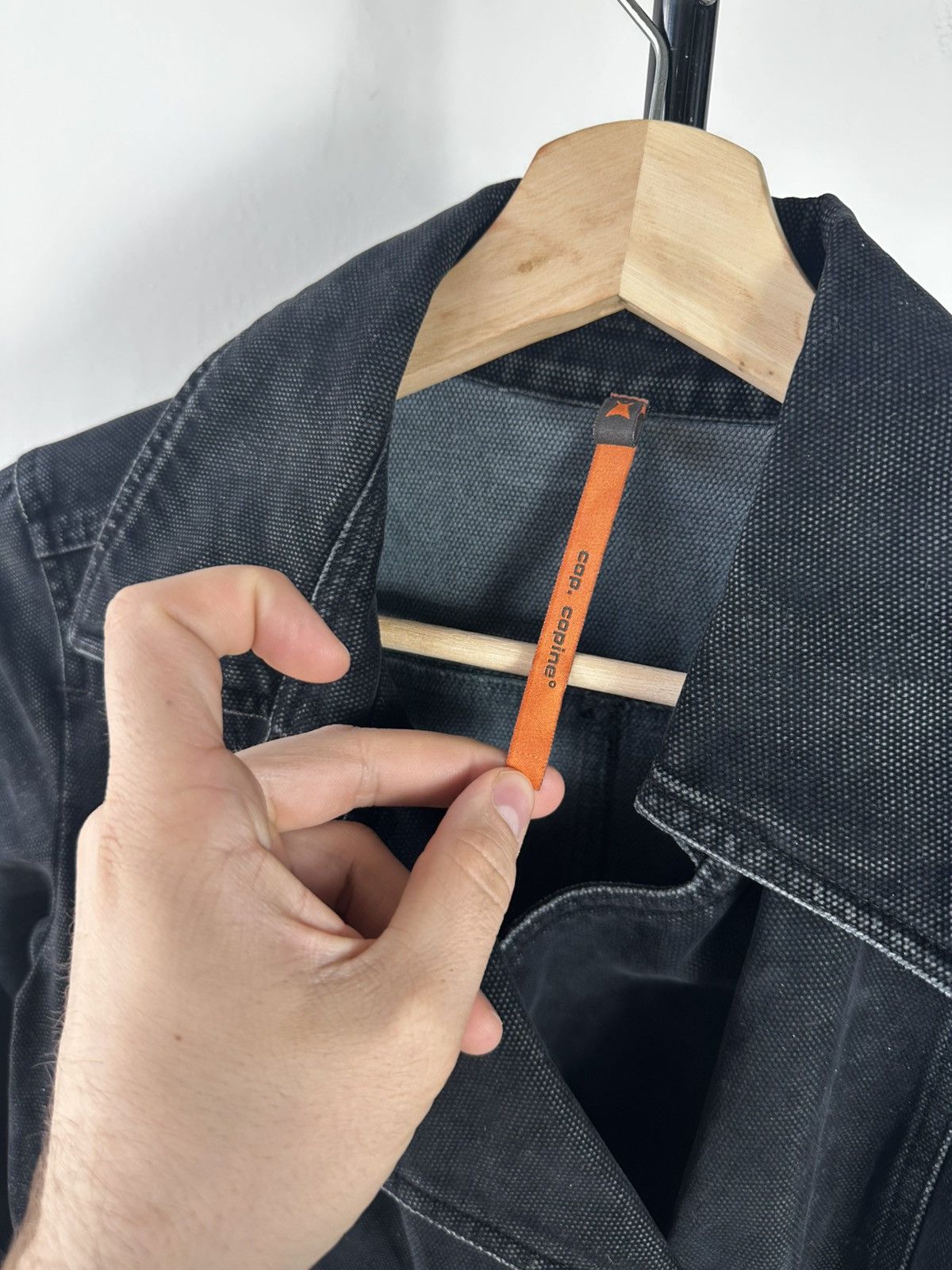 Cop Copine Cop.Copine Black Denim Trench Coat with Belt Size S / US 4 / IT 40 - 4 Thumbnail