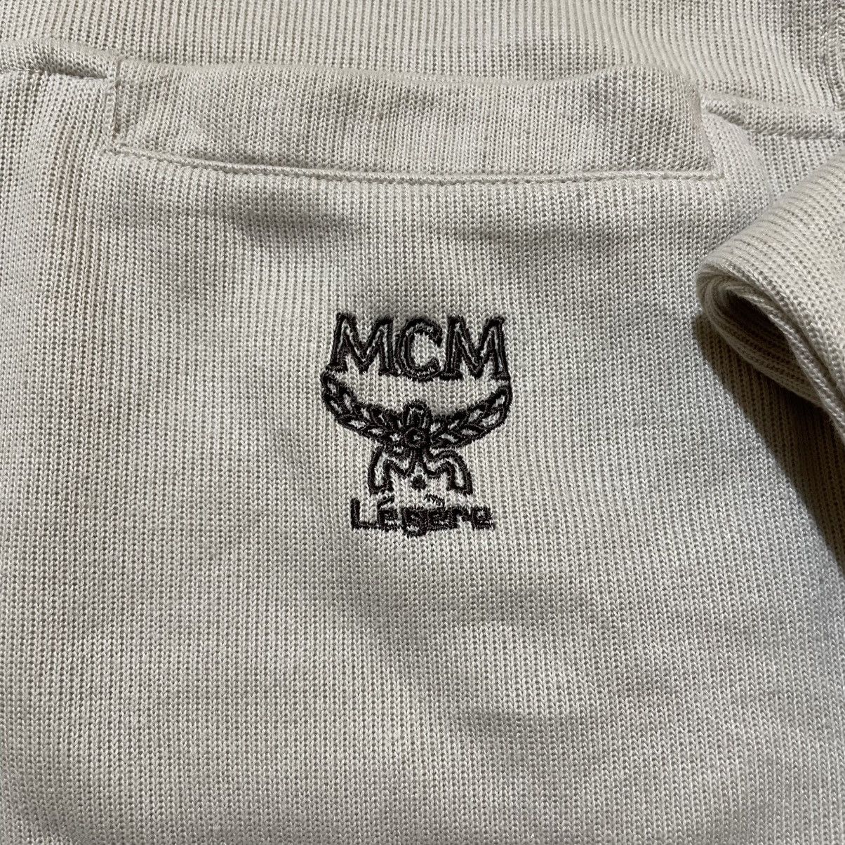 MCM Vintage 90s MCM Légère Quarter-Zip Ribbed Sweatshirt Size US S / EU 44-46 / 1 - 9 Thumbnail
