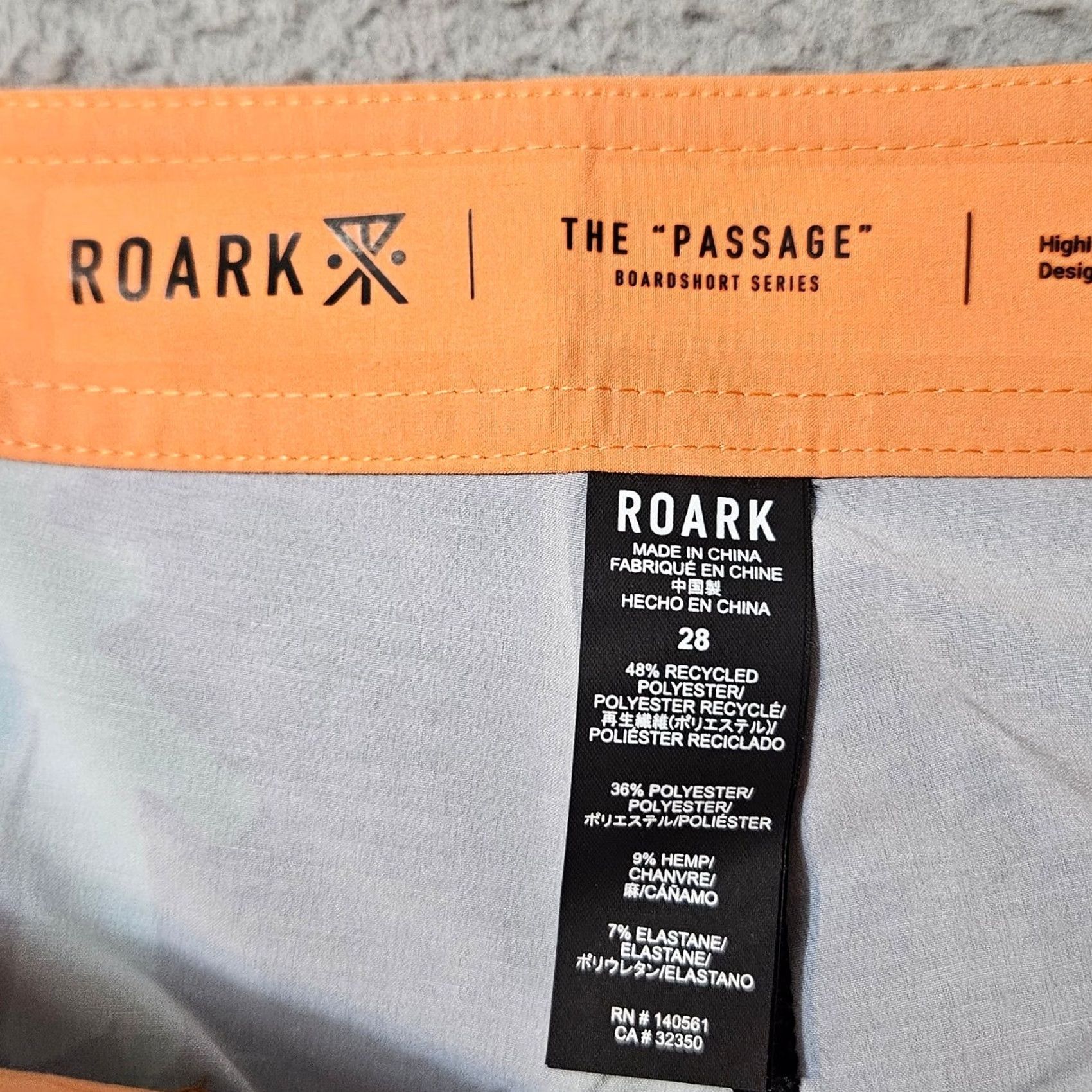 Roark Roark Passage Board Shorts Men's 28 Black Tahiti Treat NWT Bottom Marine Pattern 17" 7" Inseam Size 28 Regular NWT Size US 28 / EU 44 - 3 Thumbnail