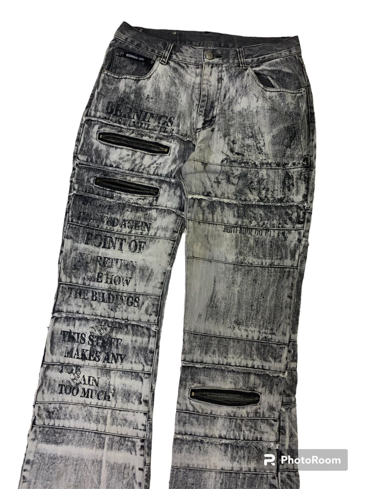 Hysteric Glamour 💥Final💥Avant Garde Bernings Sho Art Hagi Denim Size US 28 / EU 44 - 2 Thumbnail