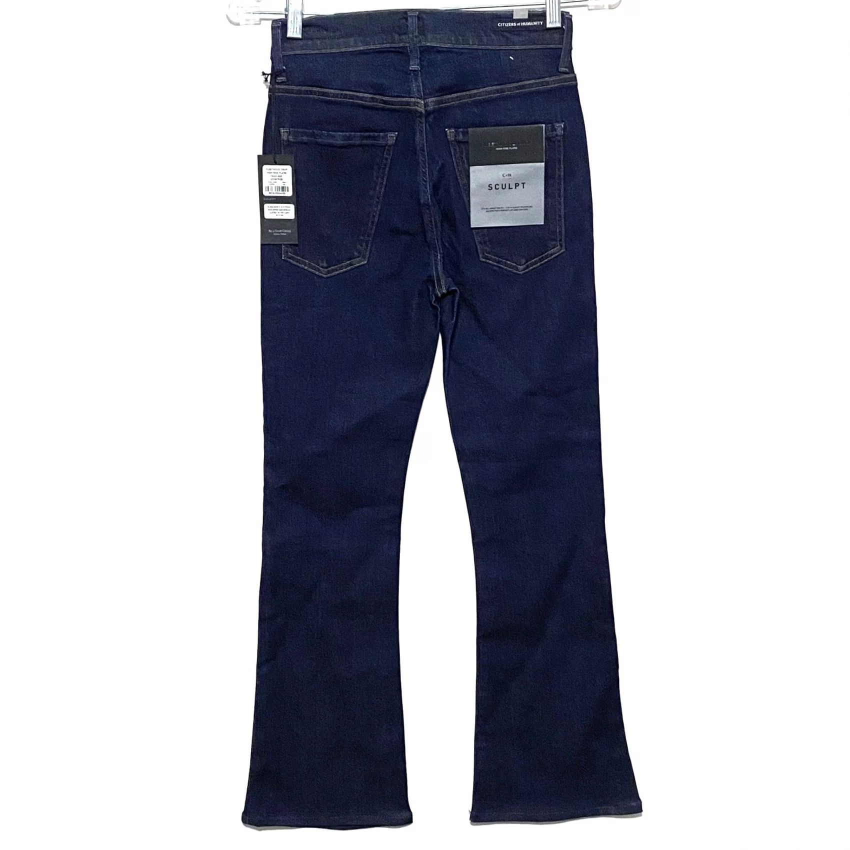 Citizens Of Humanity VINTAGE Citizens of Humanity Jeans Fleetwood Crop High Rise Flare Sculpt Womens 24 NWT Size 42" / US 20 - 2 Thumbnail