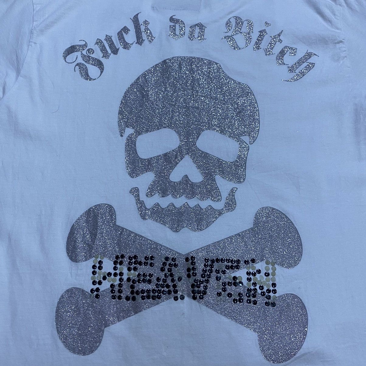 Heaven by Marc Jacobs Heaven Fuck Da Bitch Big Skulls long sleeve tee Size US M / EU 48-50 / 2 - 7 Thumbnail