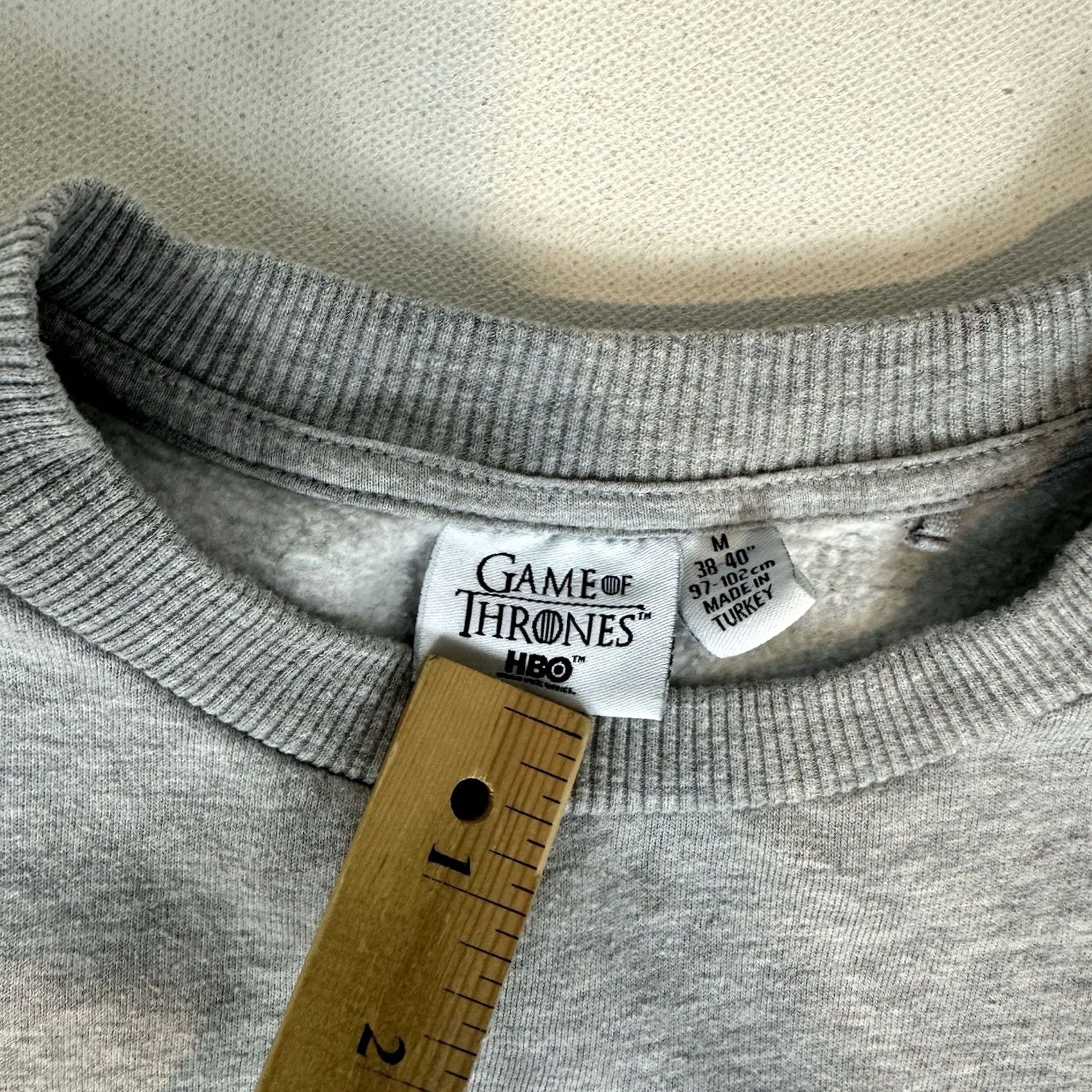 Vintage Game Of Thrones Sweater Mens M Arya Stark Graphic Print HBO Sweatshirt Crewneck Size US M / EU 48-50 / 2 - 8 Thumbnail