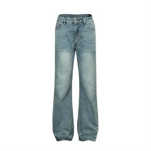Japanese Brand × Jean Pants American washed loose straight wide-leg jeans y2k Size US 32 / EU 48 - 1 Thumbnail