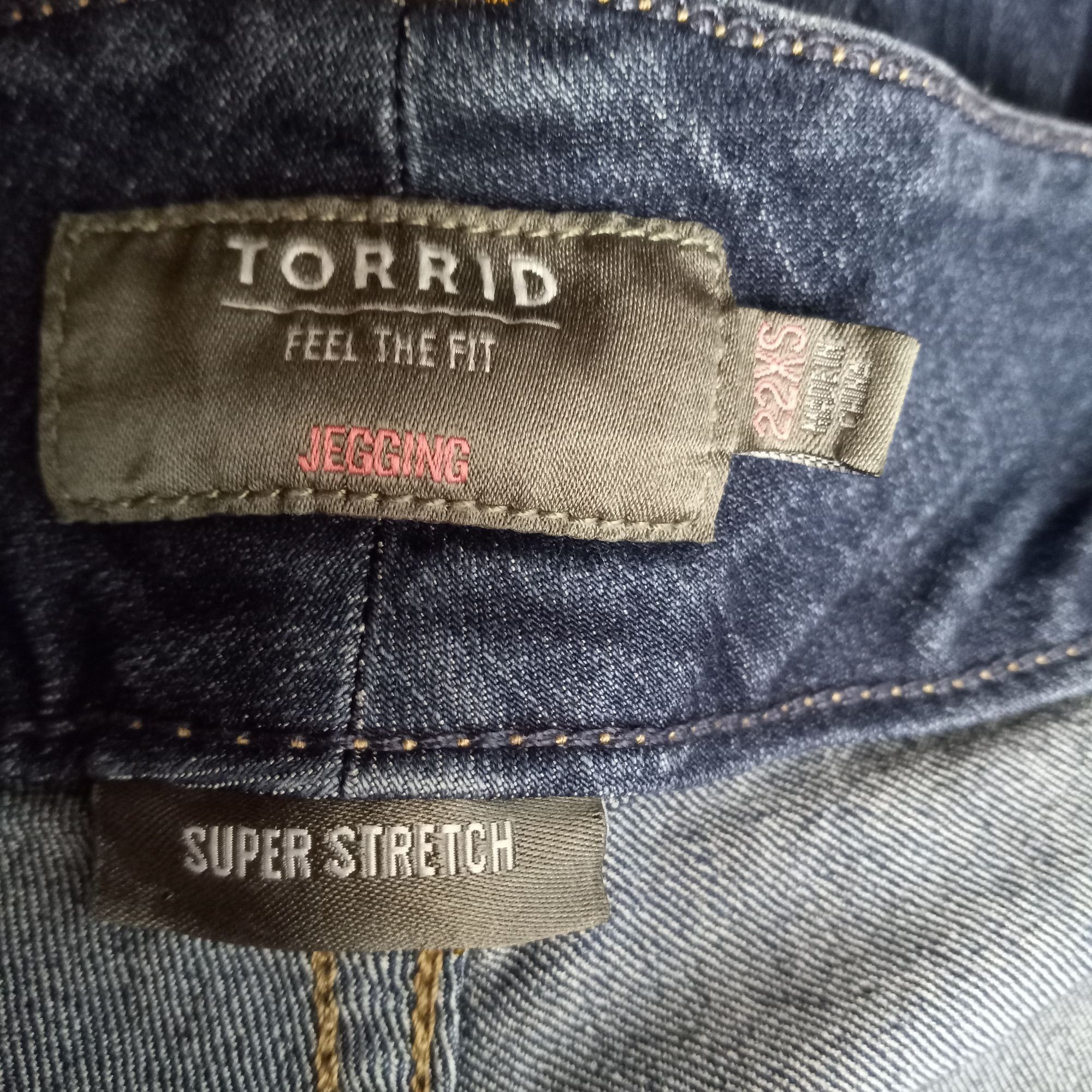 Torrid Torrid Size 22 xs extra short Jegging Womens Denim Blue Jean Size 40" / US 18 - 10 Thumbnail