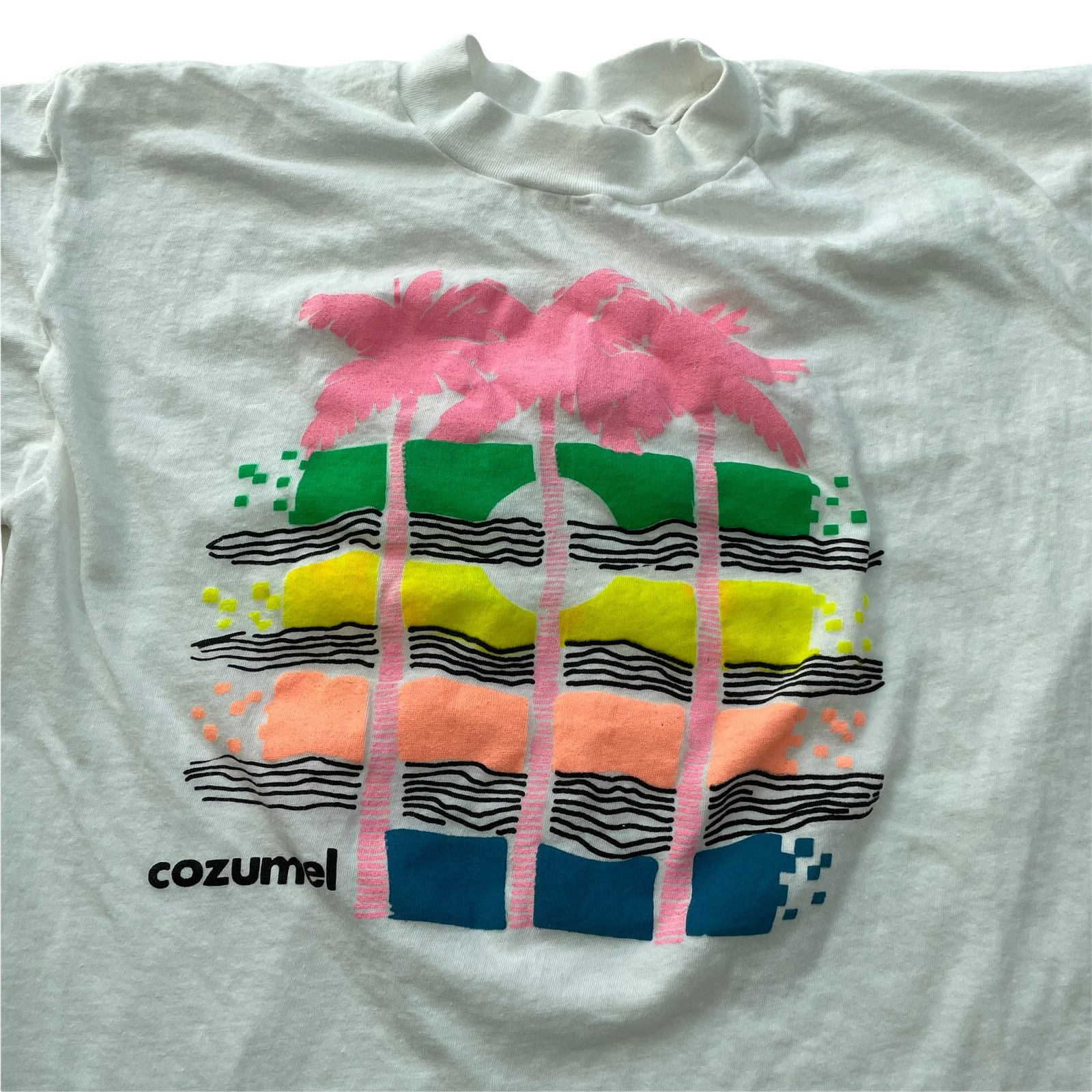 Vintage Vintage Cozumel Mexico Palm Tree Graphic Tee XL Size US XL / EU 56 / 4 - 2 Thumbnail