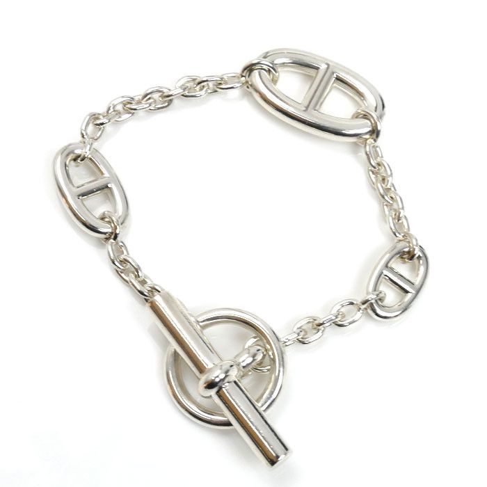 Hermes Hermes Hermes Farandole Silver925 Bracelet Metal Bracelet DUTY FREE for USA Size ONE SIZE - 1 Thumbnail