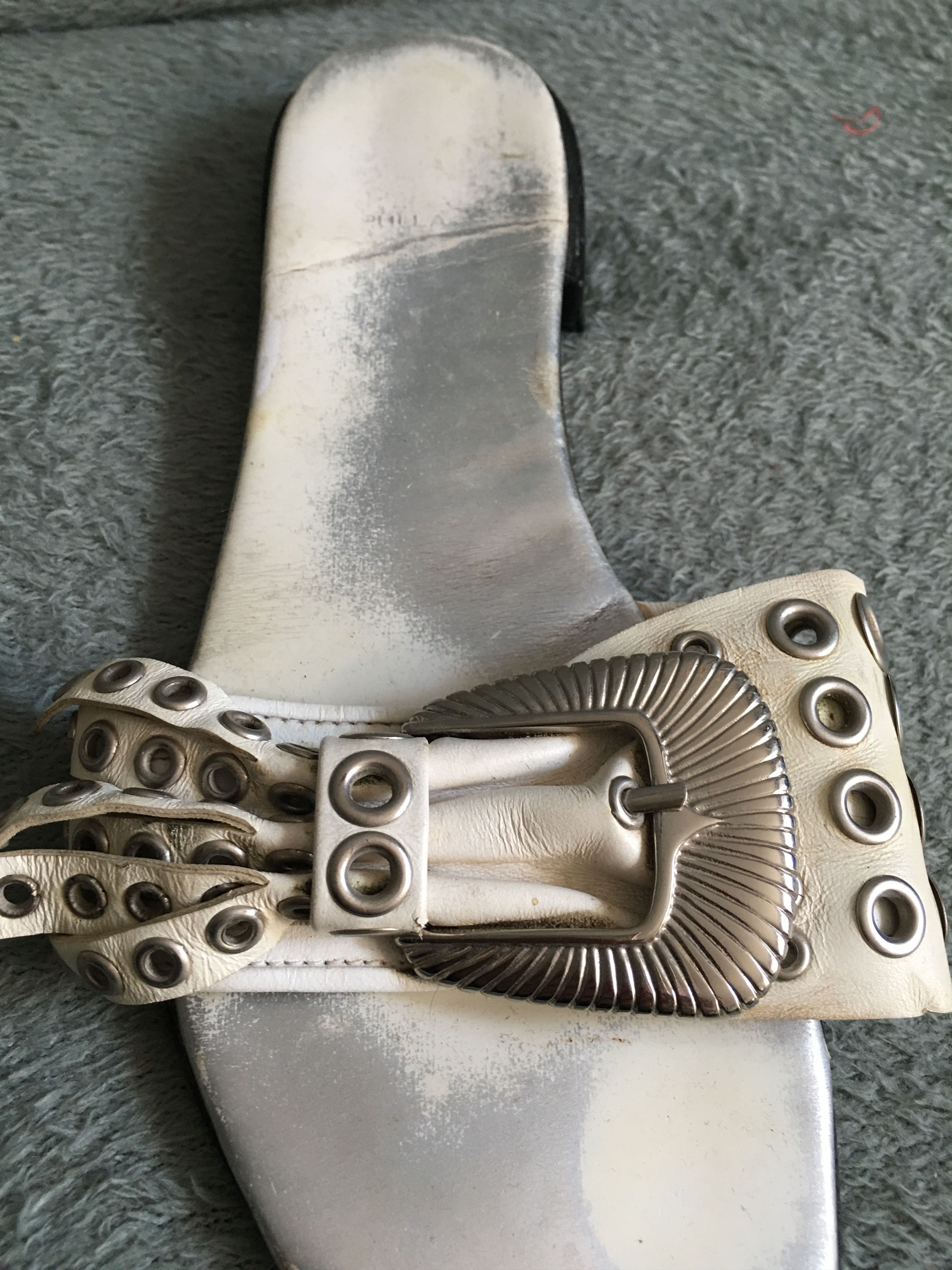 Toga Pulla Toga Pulla Leather Sandals Metal Studded EU 38 Size US 8 / IT 38 - 6 Thumbnail