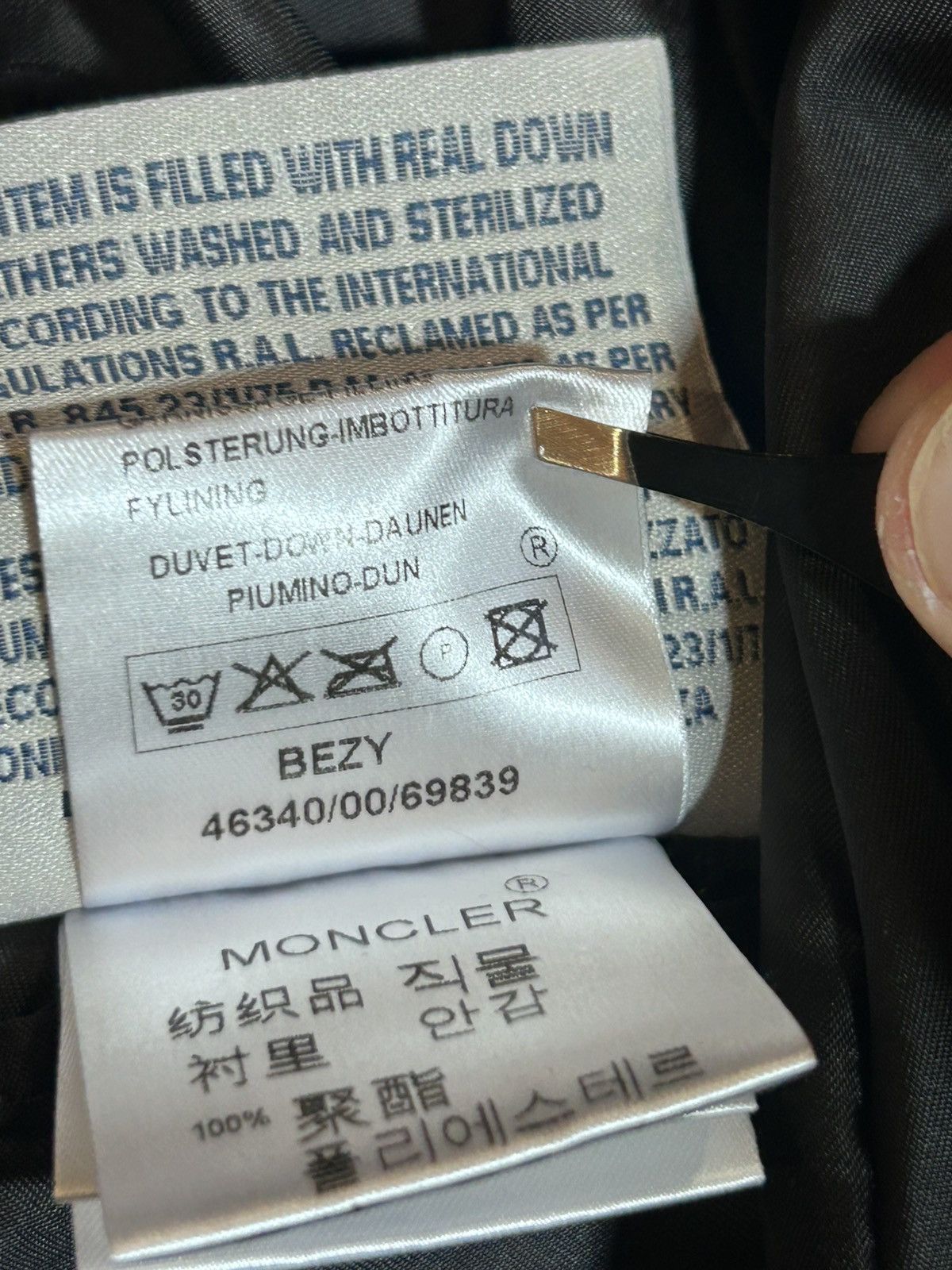 Moncler Moncler Bezy Down Puffer Jacket Vintage Luxury Y2K Very Rare Size XS / US 0-2 / IT 36-38 - 15 Thumbnail