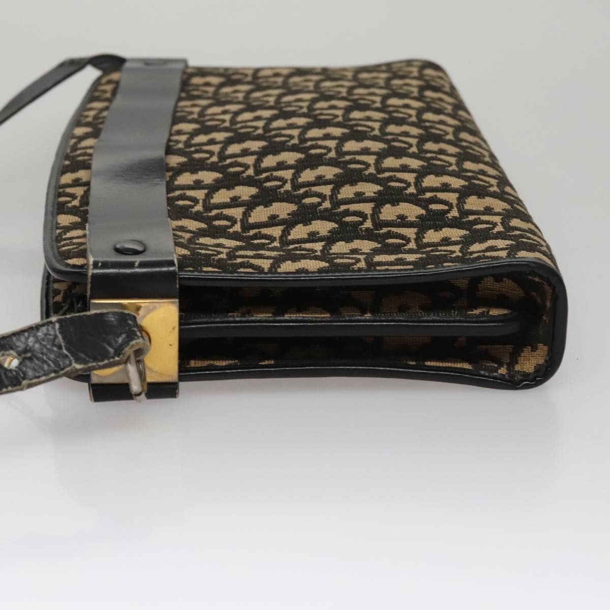 Dior DIOR Trotter Canvas Shoulder Bag Navy Size ONE SIZE - 4 Thumbnail
