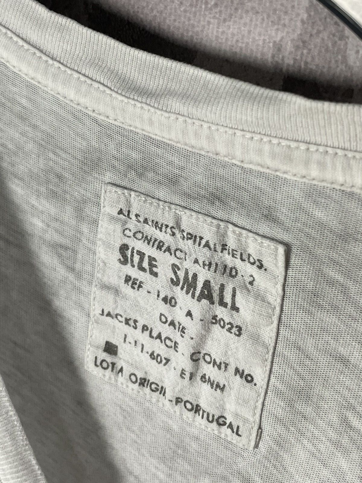 Allsaints Mens Vintage AllSaints T Shirt Japanese tee luxury ss crazy Size US S / EU 44-46 / 1 - 8 Thumbnail