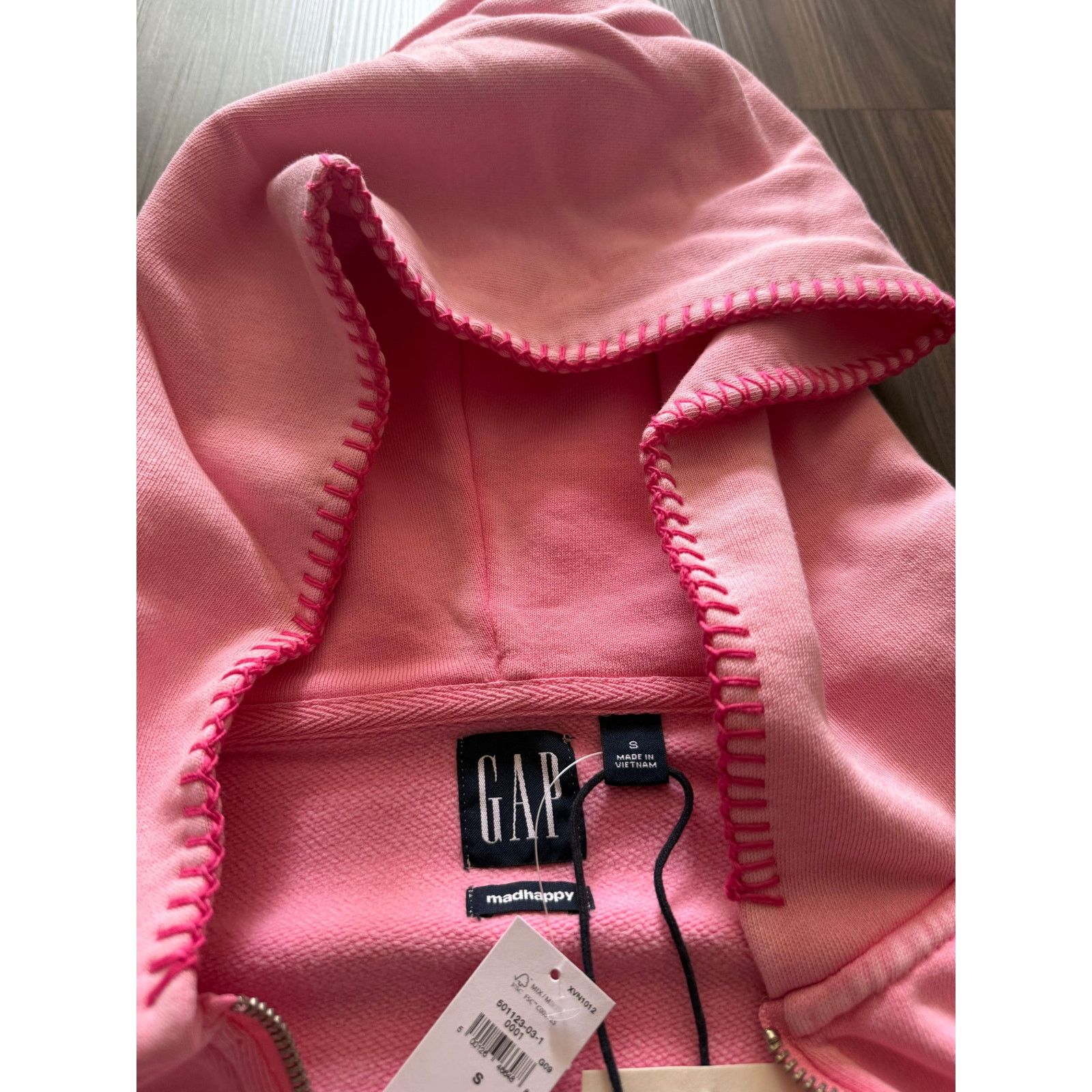 Gap Gap x Madhappy Cropped Zip Hoodie Hot Pink MAD NWT Size S / US 4 / IT 40 - 4 Thumbnail