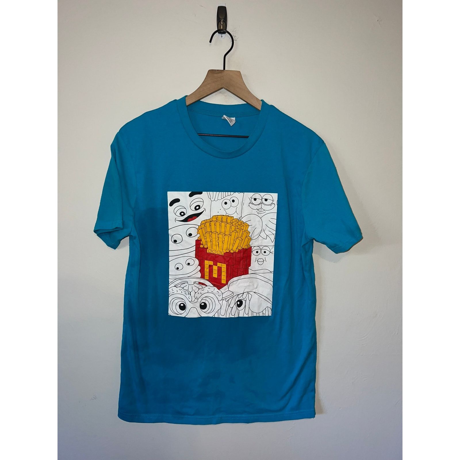 The Unbranded Brand Mcdonalds Shirt Fast Food Lego Characters Graphic Promo Tee Size US L / EU 52-54 / 3 - 1 Thumbnail