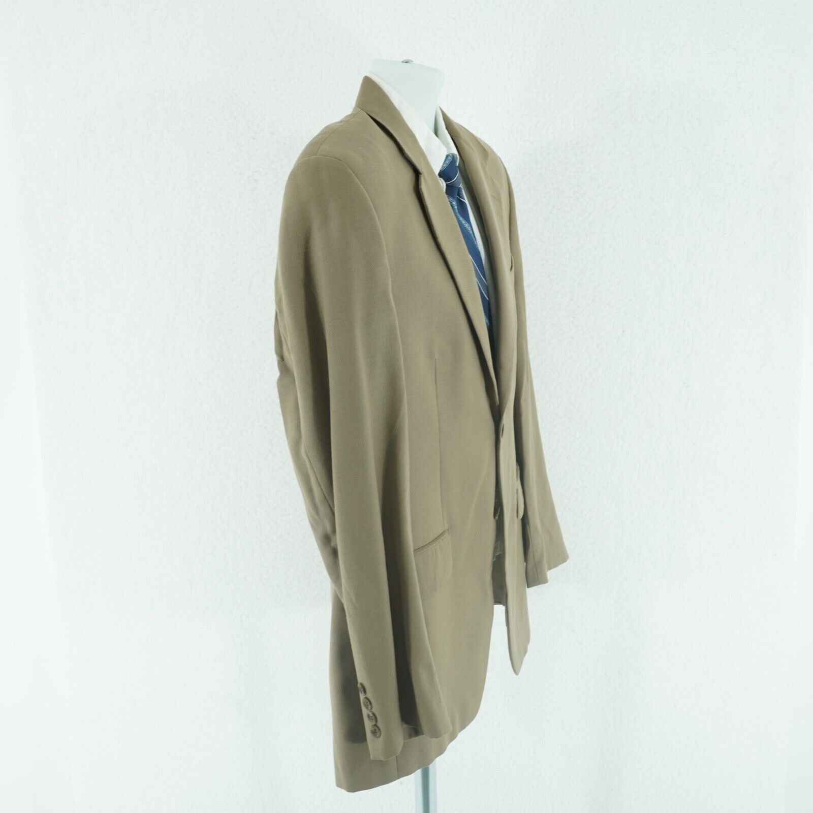 Ralph Lauren Chaps Ralph Lauren Wool Tan 2 Button Blazer 40R Suit Jacket Size 40R - 7 Thumbnail