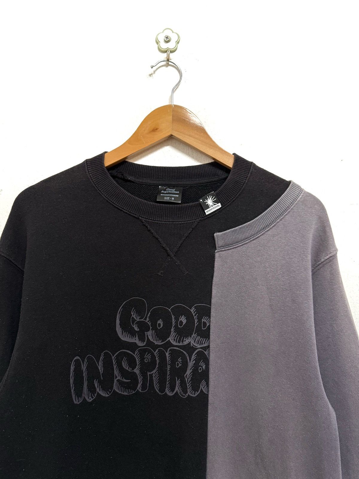 Maison MIHARA YASUHIRO Miharayasuhiro Good Inspiration Rebuild Crewneck Sweatshirt Size US M / EU 48-50 / 2 - 2 Thumbnail