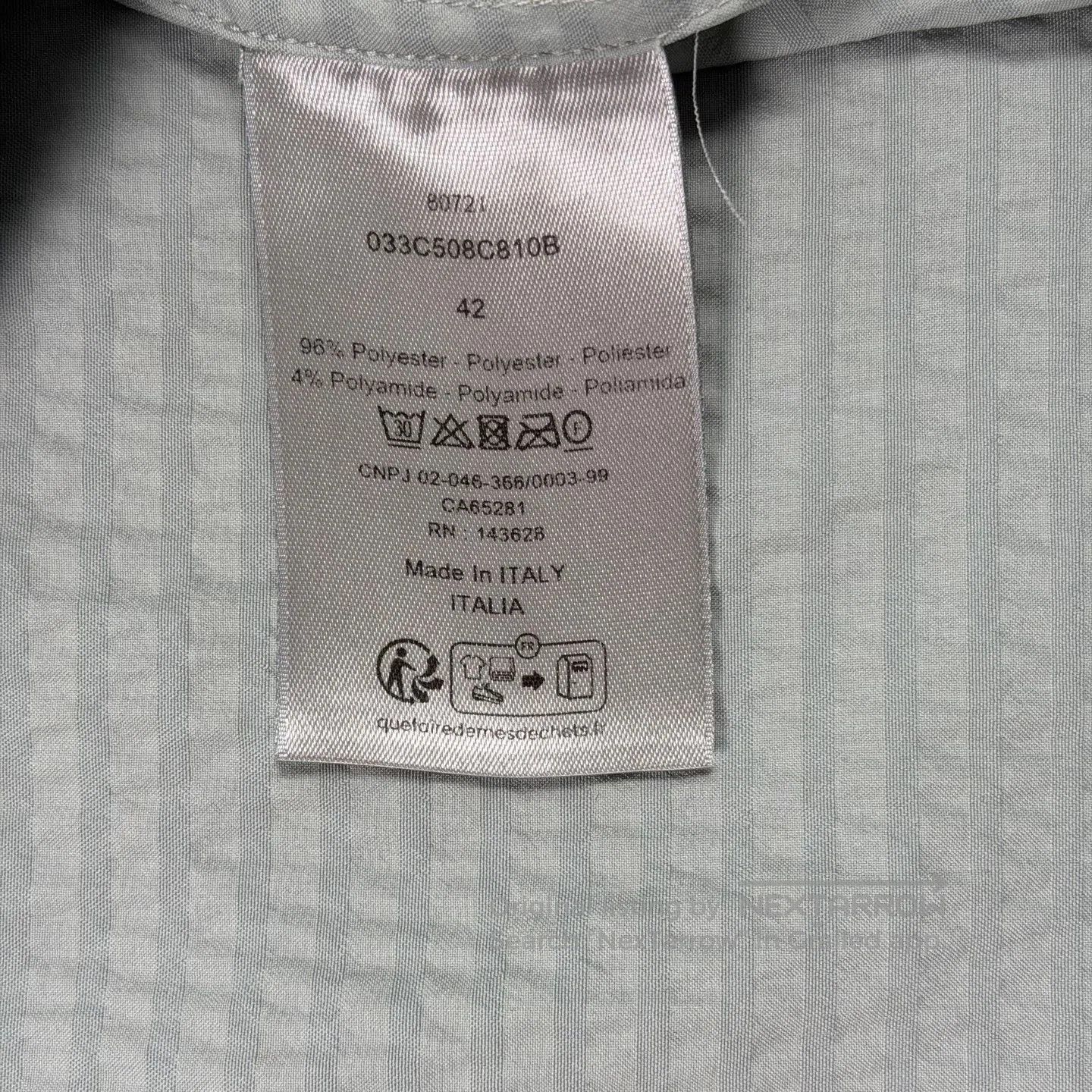 Dior Dior Green Striped Short-Sleeve Shirt. Size US XS / EU 42 / 0 - 7 Thumbnail