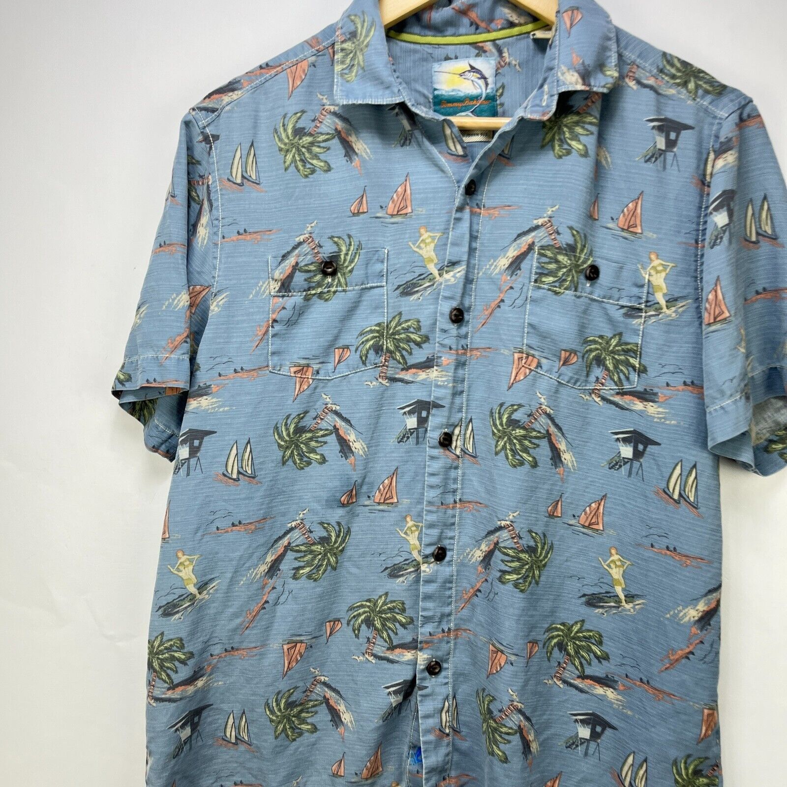 Tommy Bahama × Vintage Vintage Tommy Bahama Silk Button Up Island Modern Fit Small Size US S / EU 44-46 / 1 - 2 Thumbnail